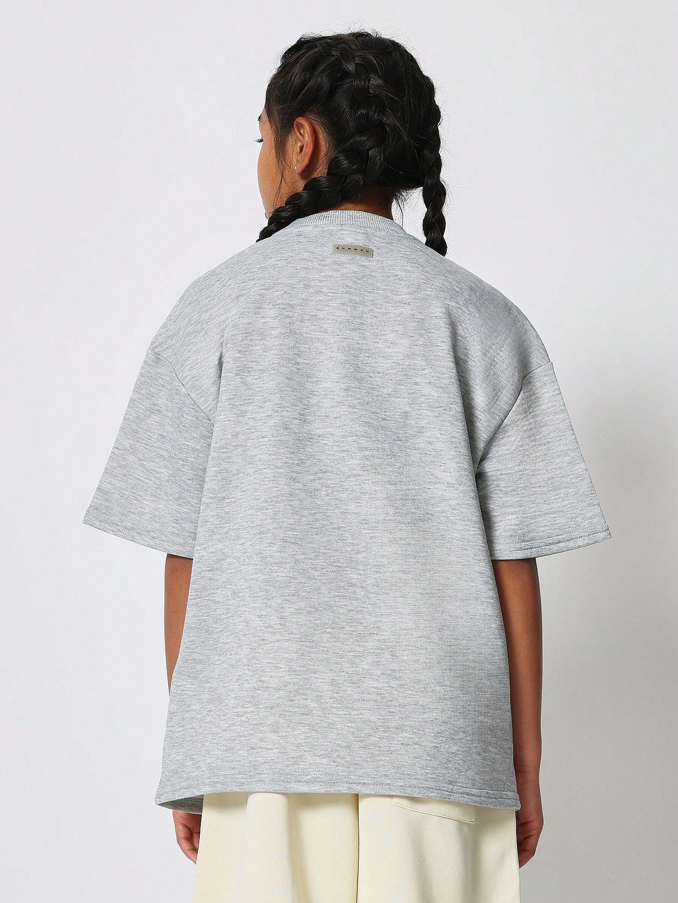 Kids Unisex Oversized Fit Tee With Front Print