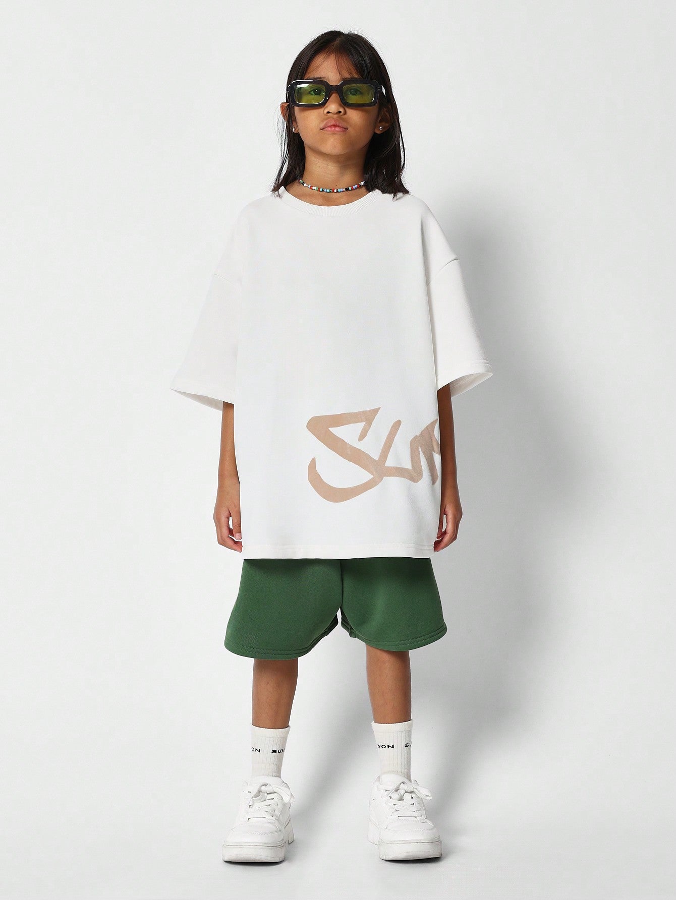 Kids Unisex Drop Crotch Essential Short