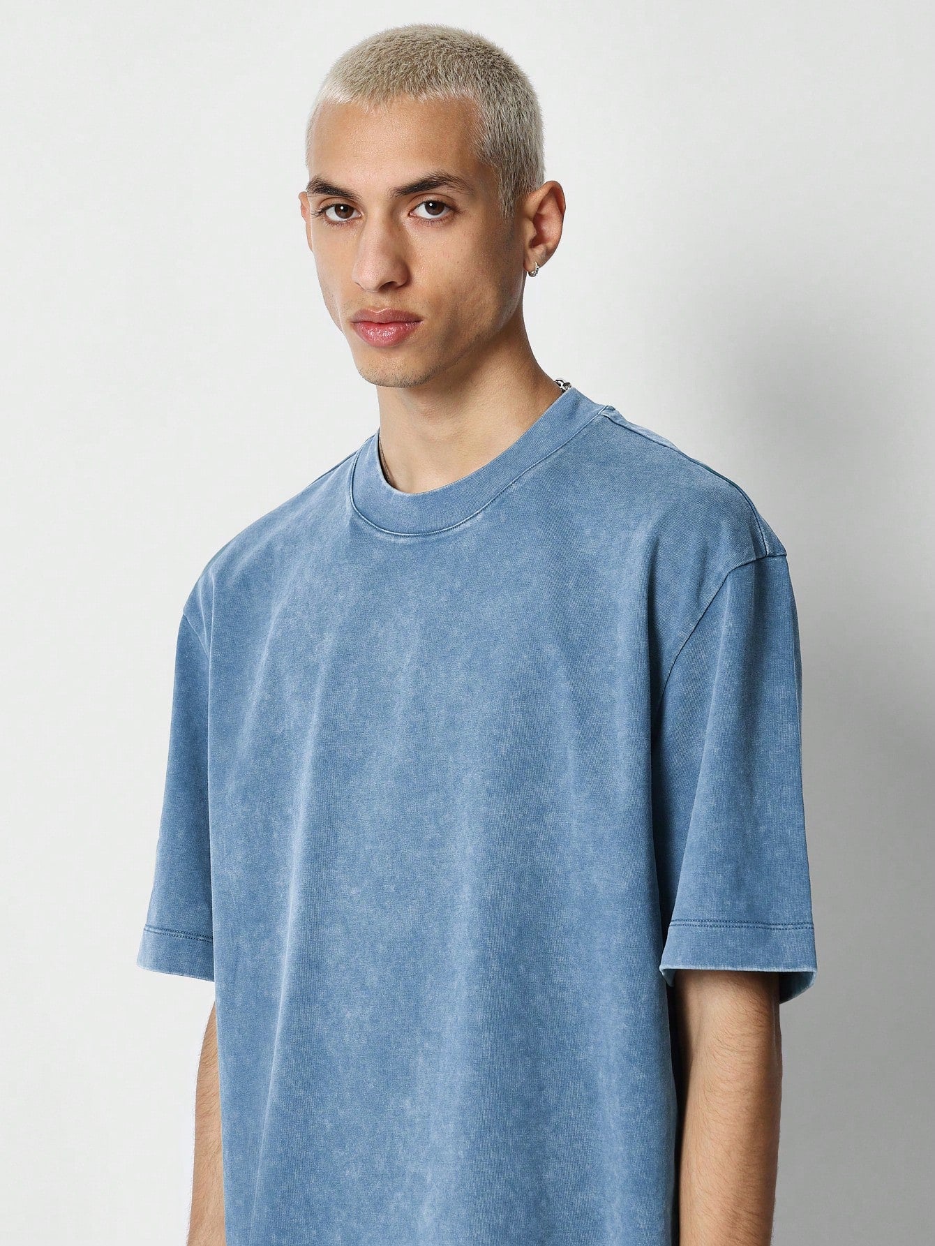 Loose Crop Fit Washed Tee