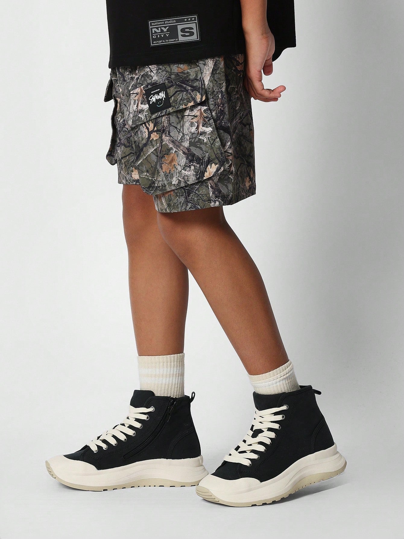 Tween Girls Short With All Over Print