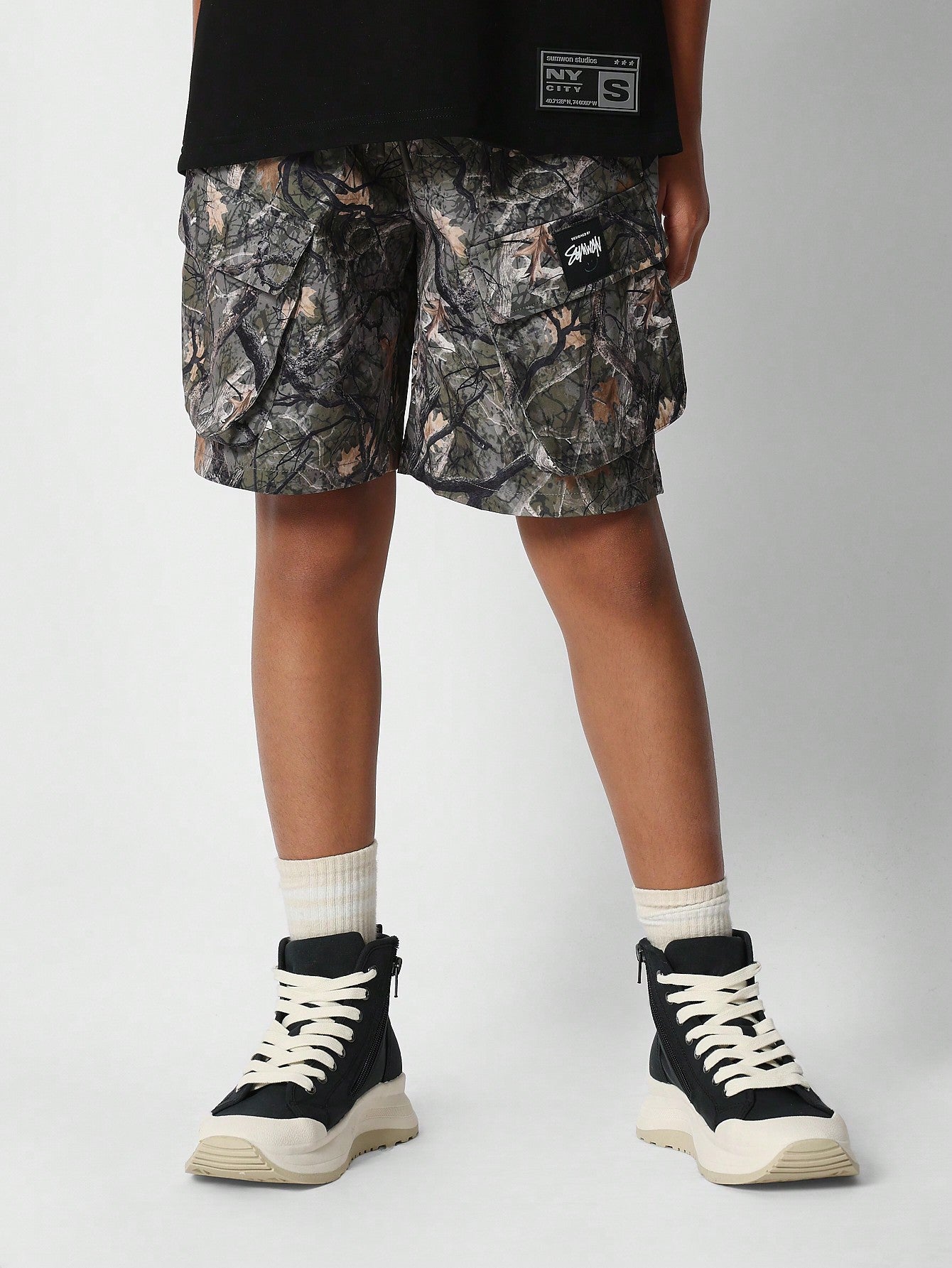 Tween Girls Short With All Over Print