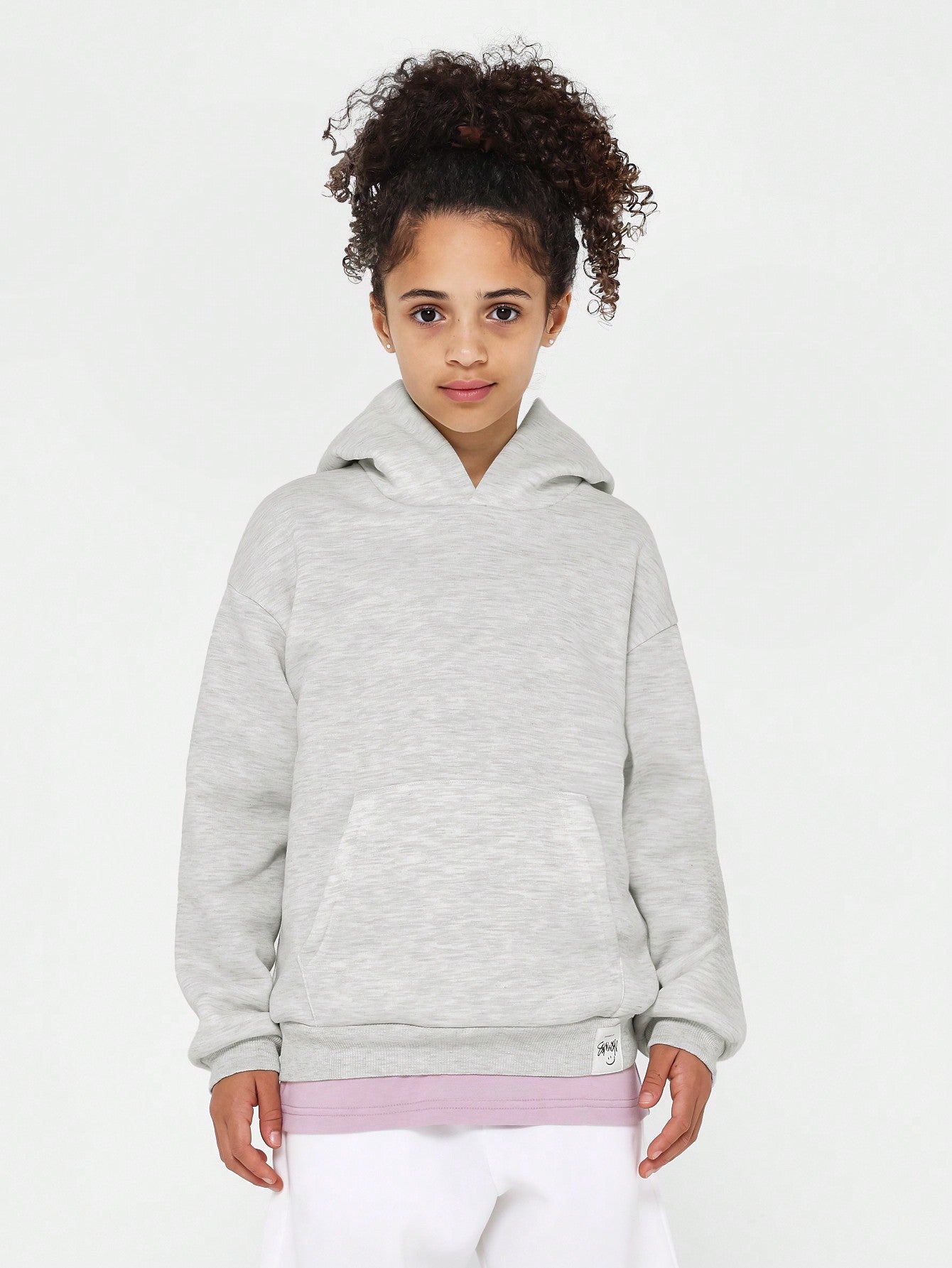 Kids Unisex Regular Fit Overhead Essential Hoodie