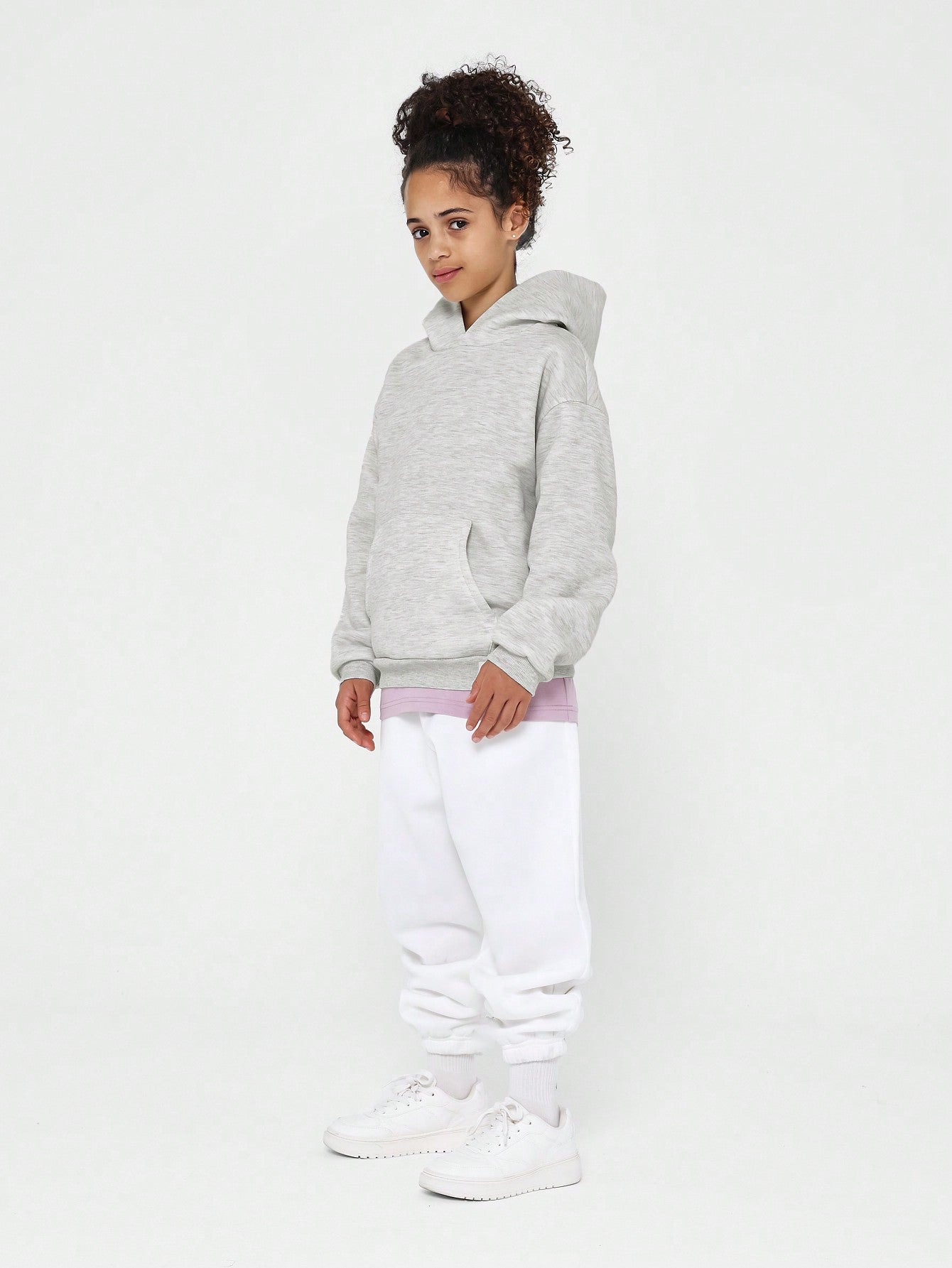 Kids Unisex Regular Fit Overhead Essential Hoodie