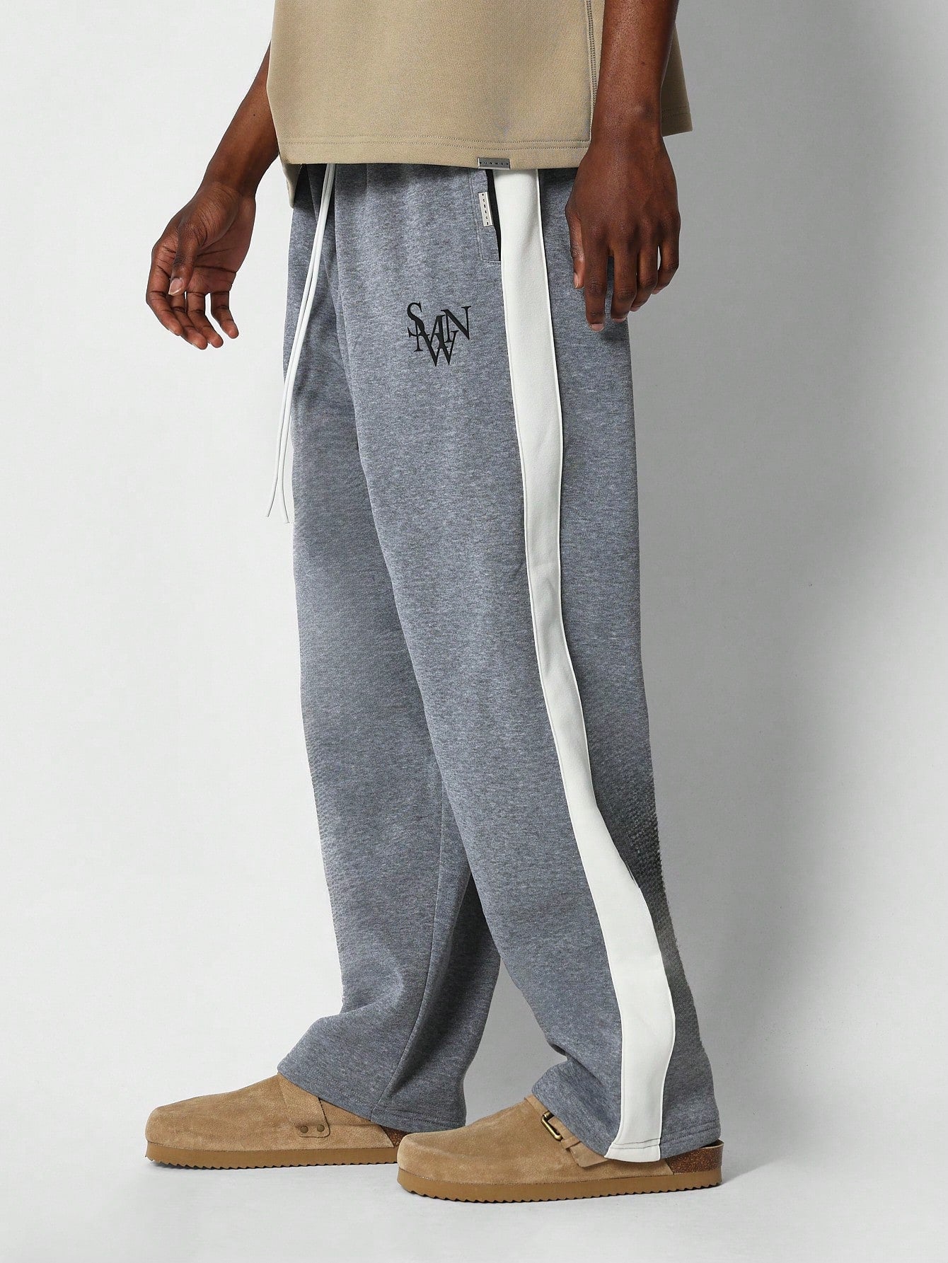 Drop Crotch Jogger With Side Panel