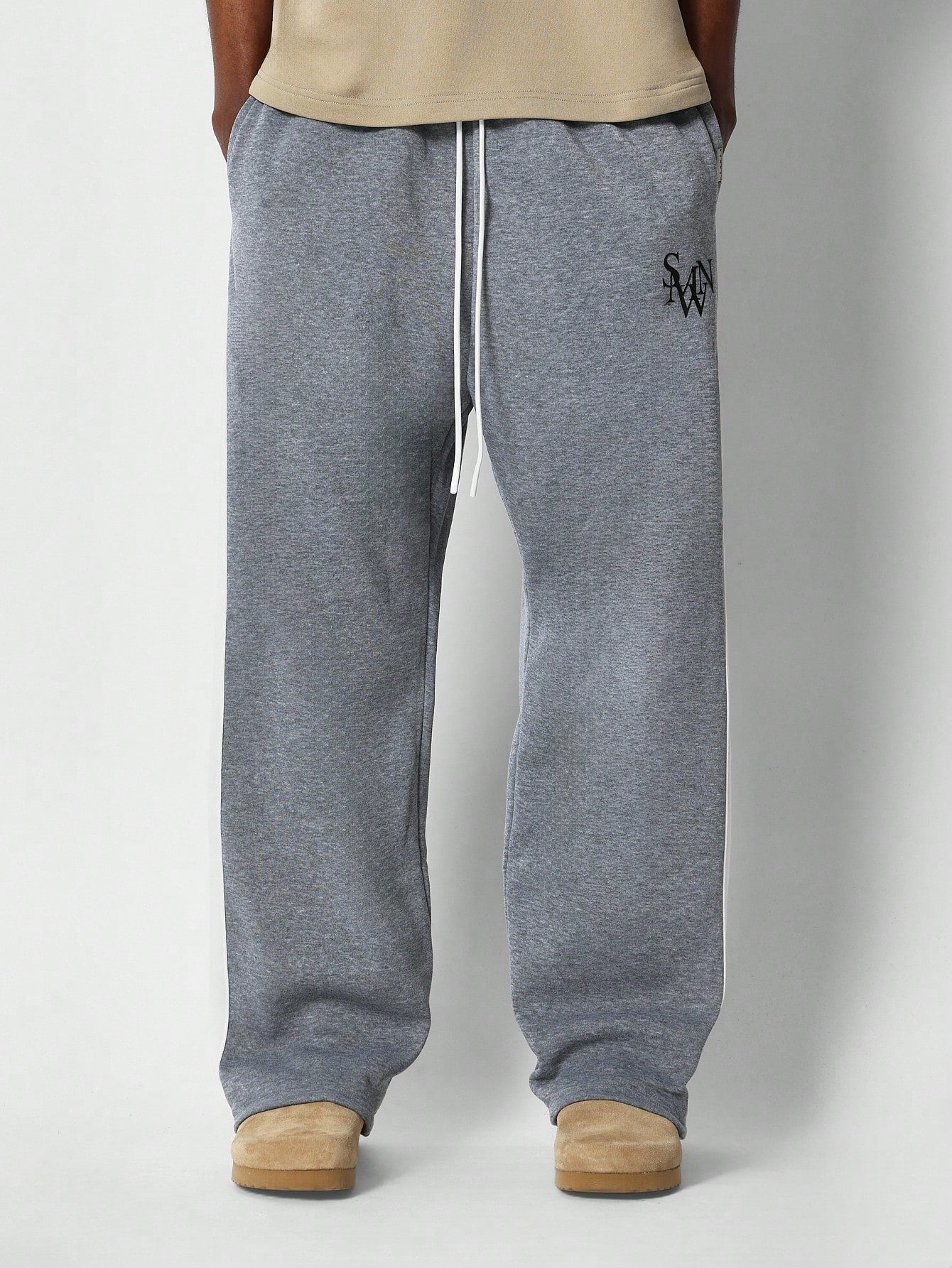 Drop Crotch Jogger With Side Panel