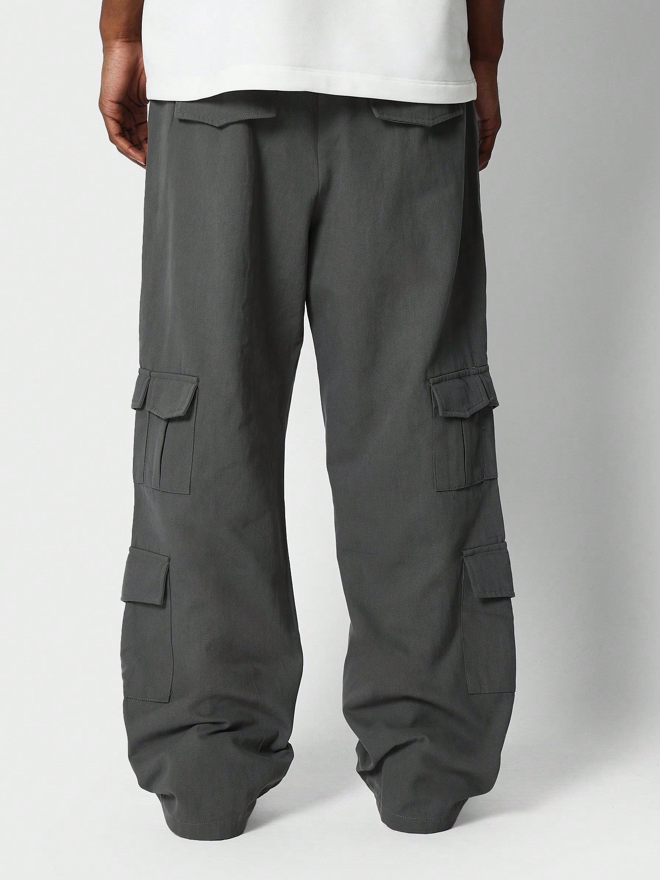 Straight Fit Cargo Trouser With Pocket College Ready