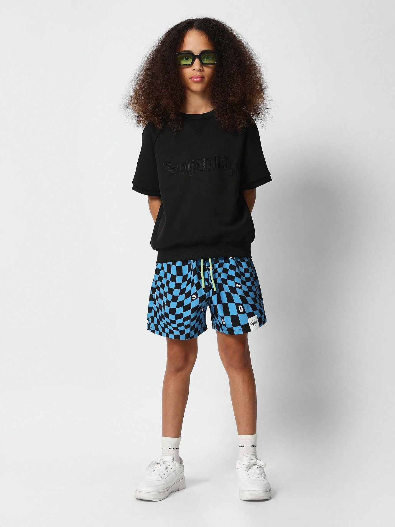 Tween Girls Short With All Over Print