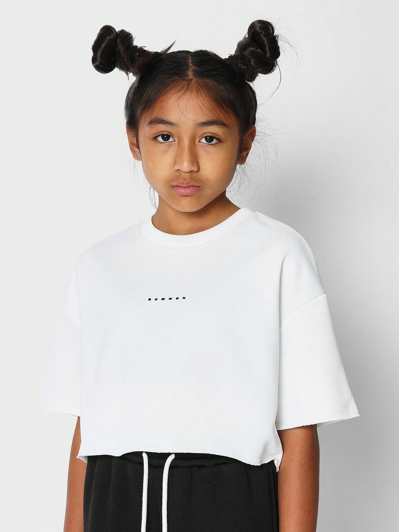 Kids Crop Fit Essential Tee