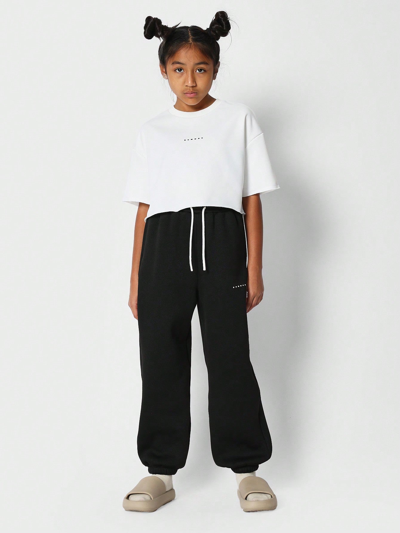 Kids Crop Fit Essential Tee