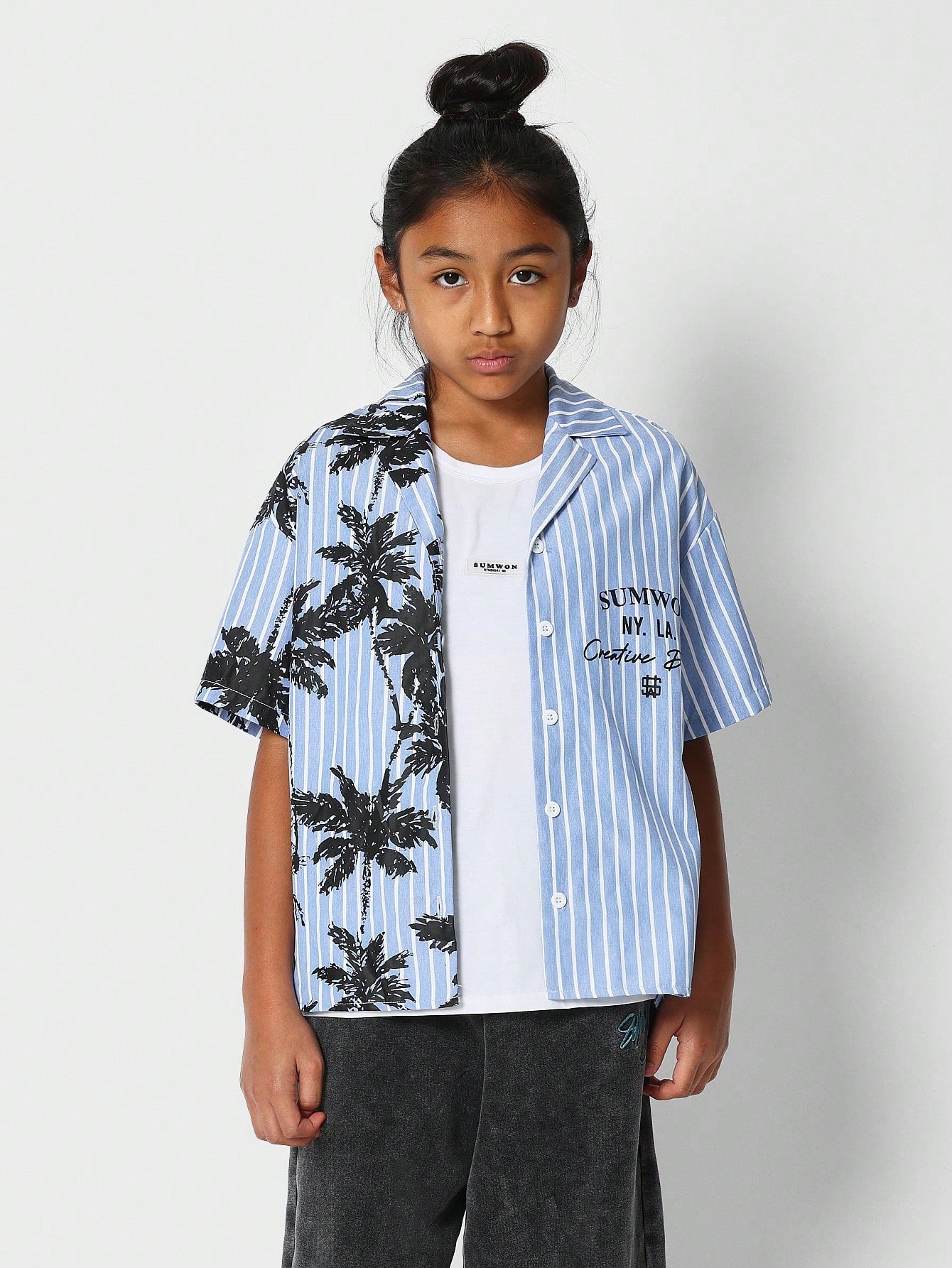 Tween Girls Shirt With All Over Print