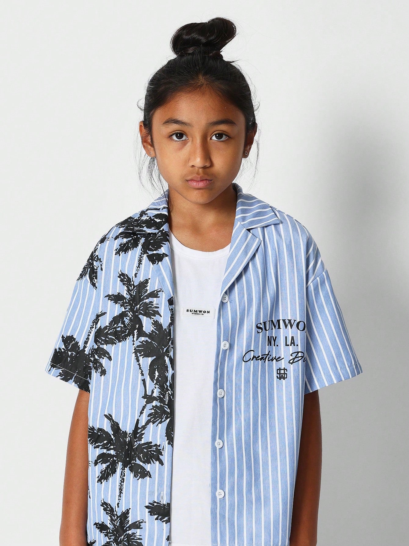 Tween Girls Shirt With All Over Print