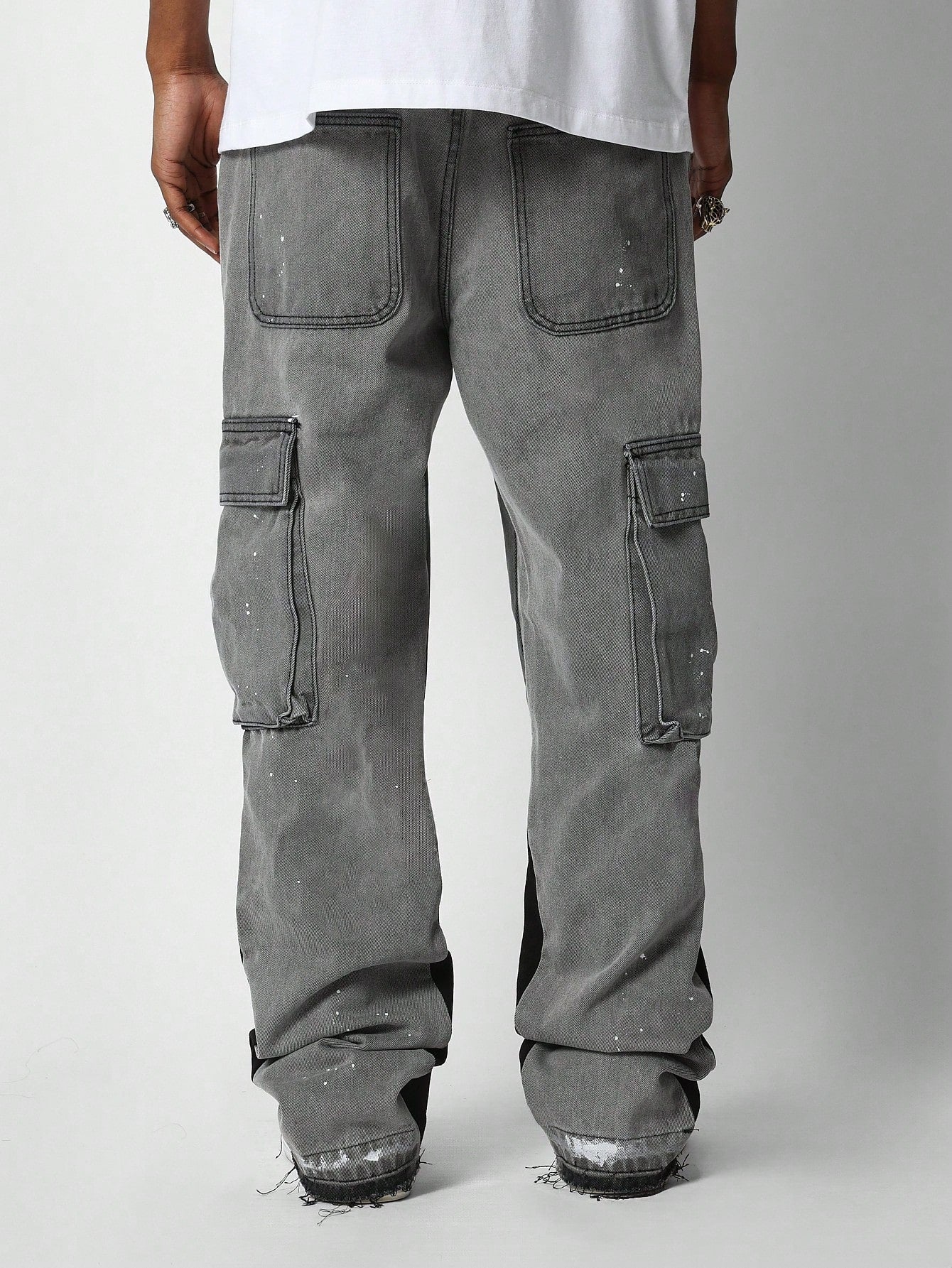 Flare Fit Cargo Jean