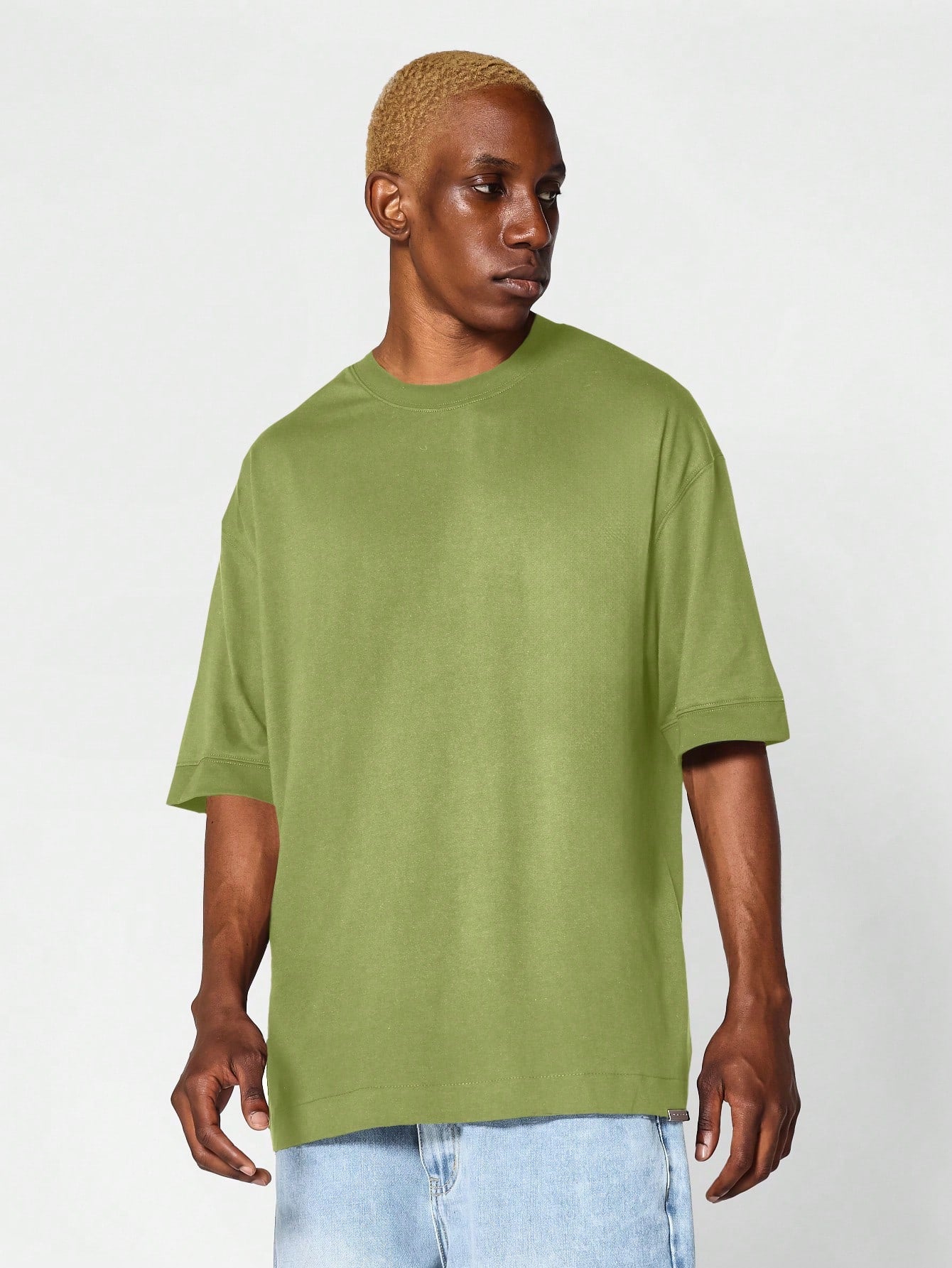 Oversized Fit Essential Short Sleeve Tee College Ready