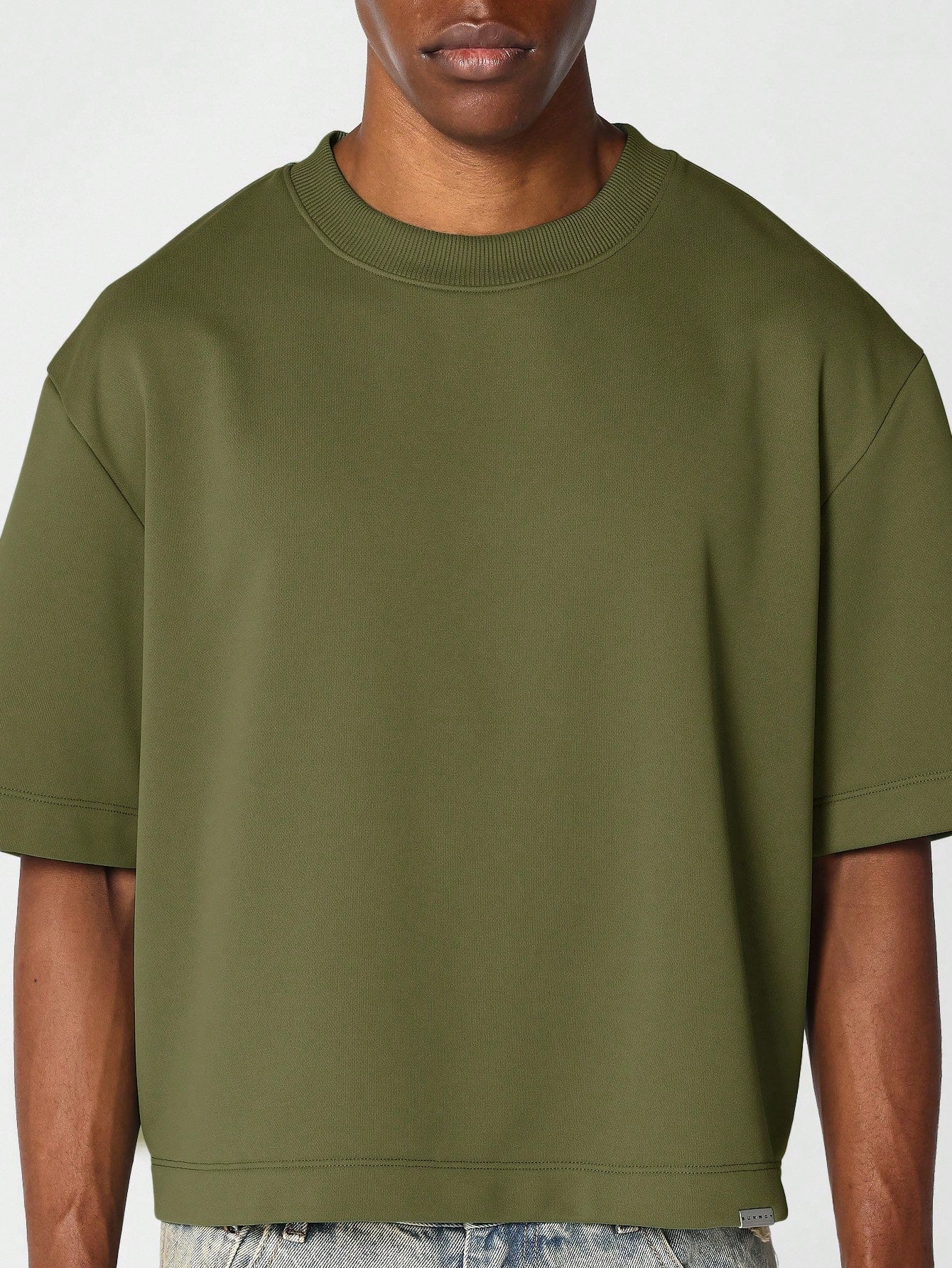 Crop Fit Premium Heavyweight Tee