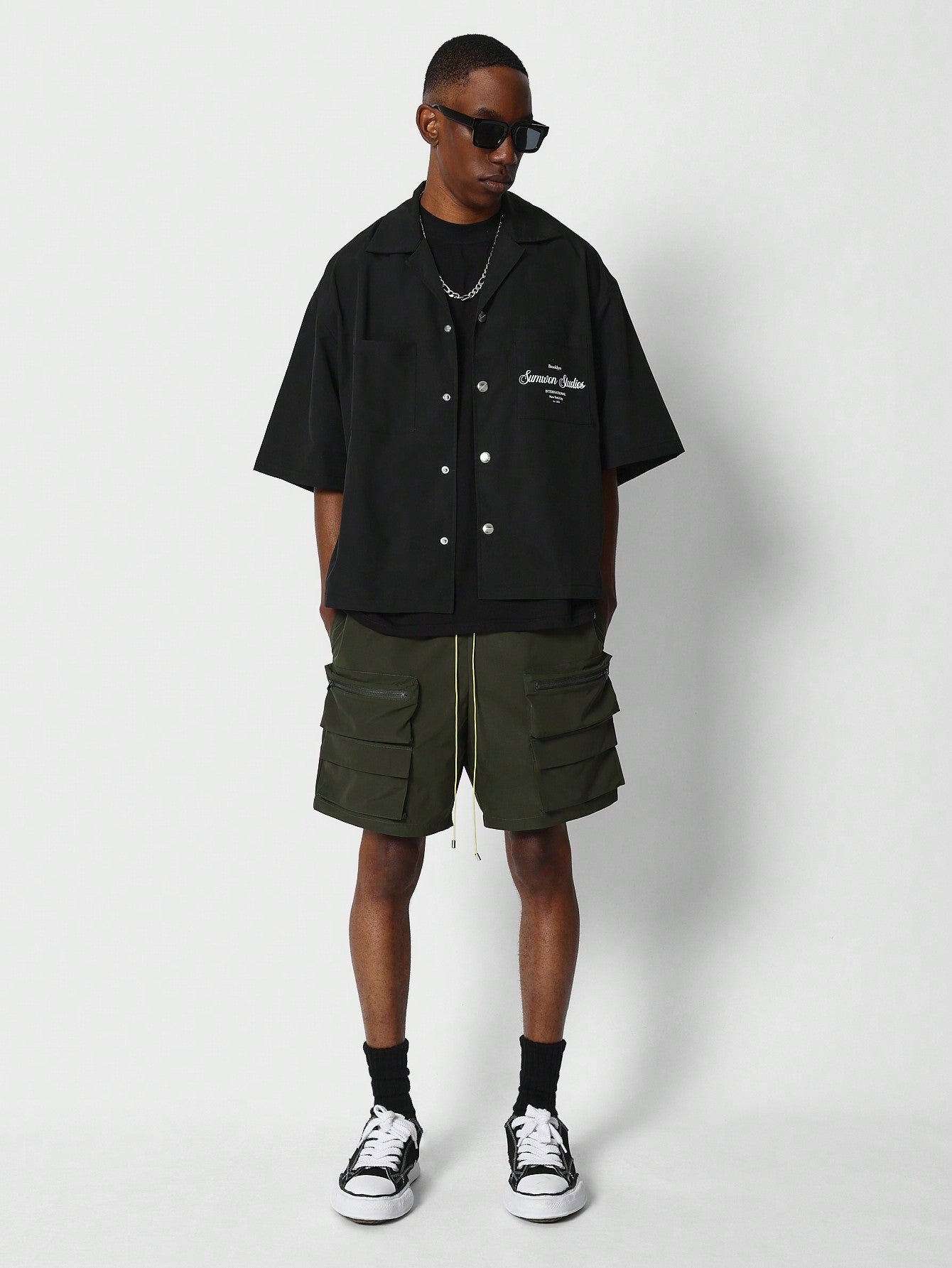 Nylon Cargo Short