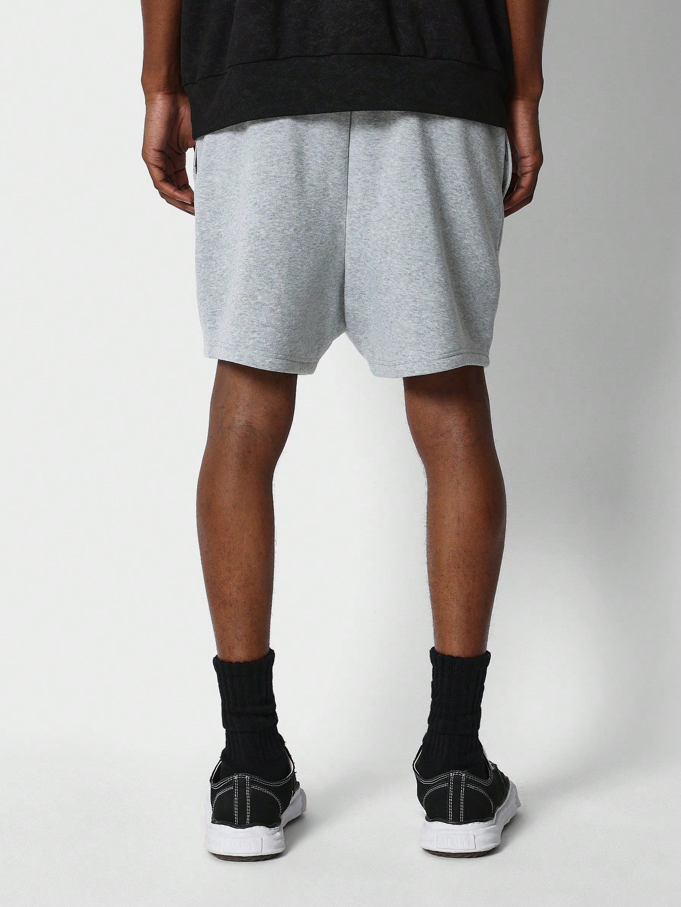 Drop Crotch Short With Year Graphic