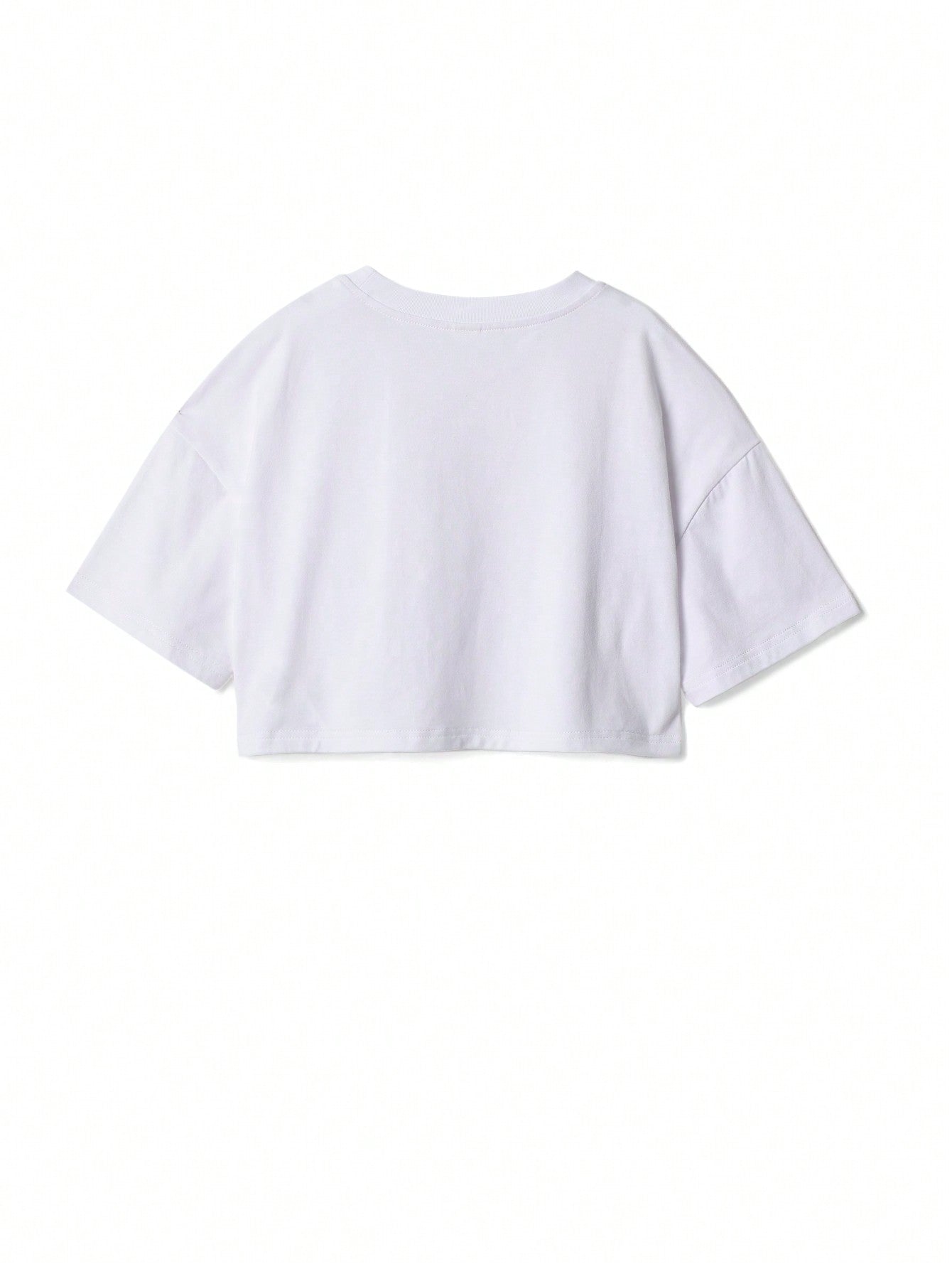 Tween Girl Crop Fit Essential Tee