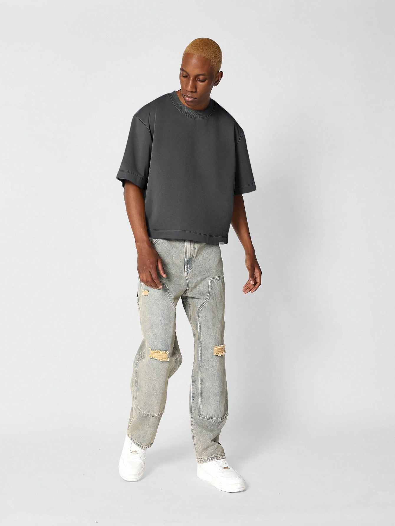 Premium Heavyweight Crop Fit Tee