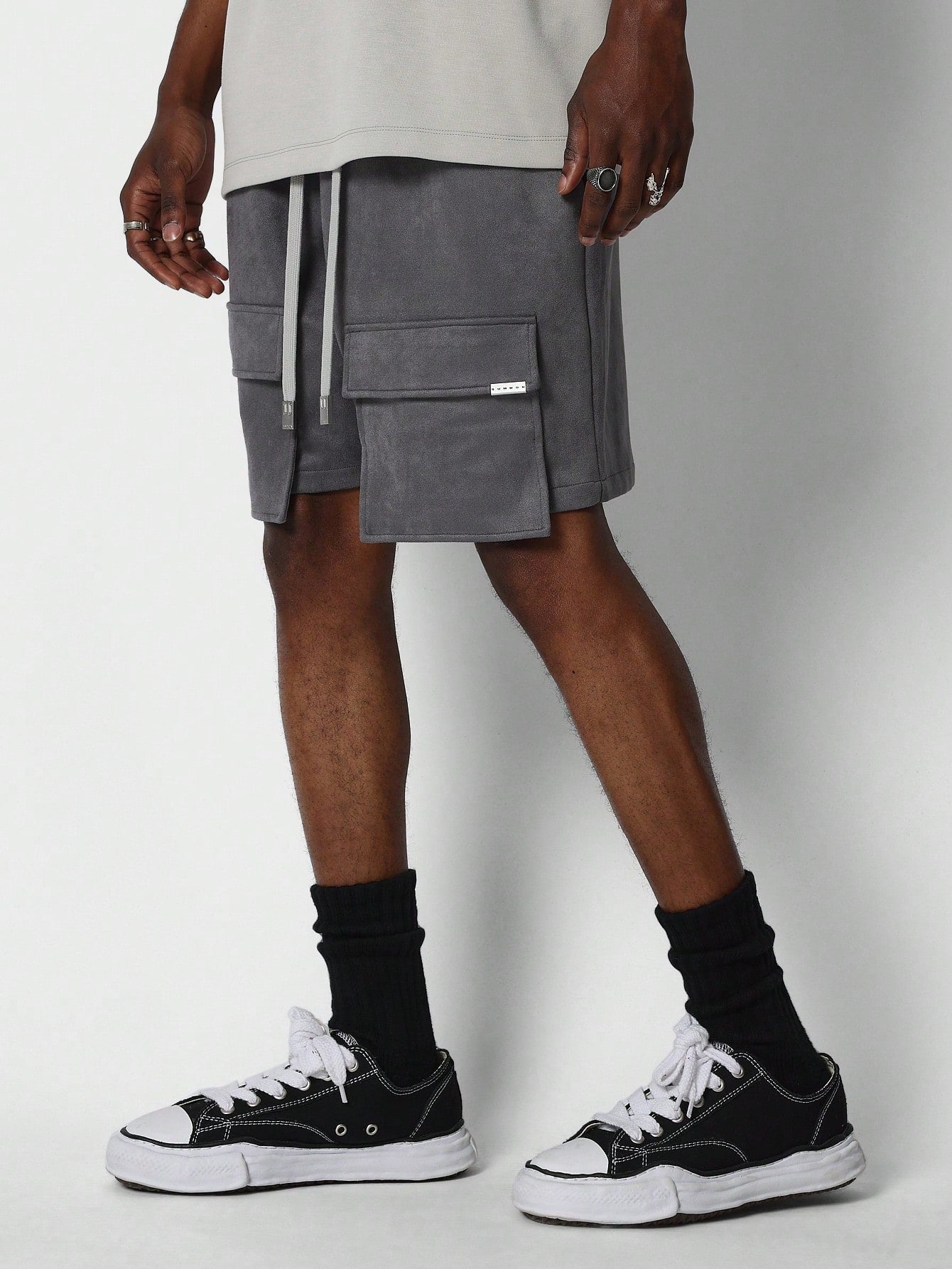 Suedette Hiker Cargo Short