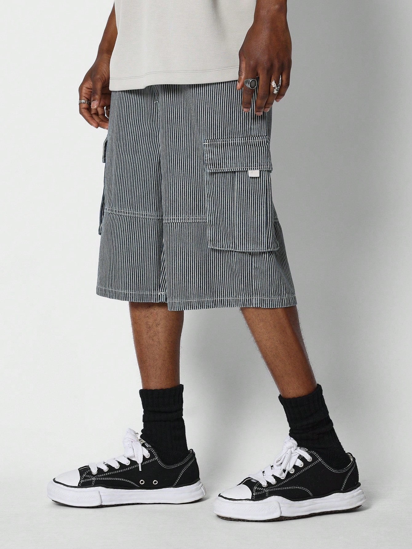 Cargo Pinstripe Jorts