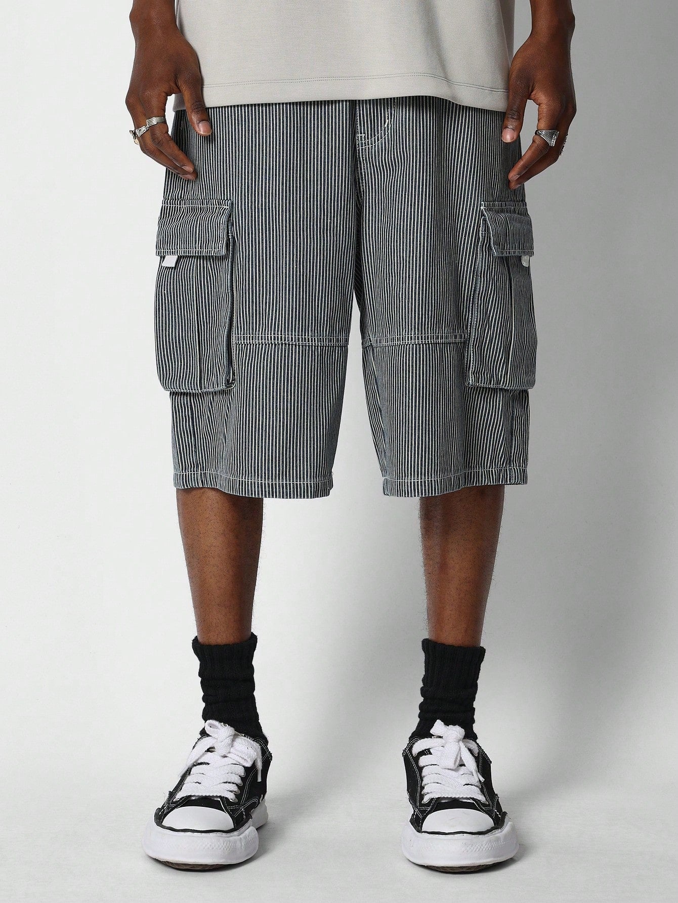 Cargo Pinstripe Jorts