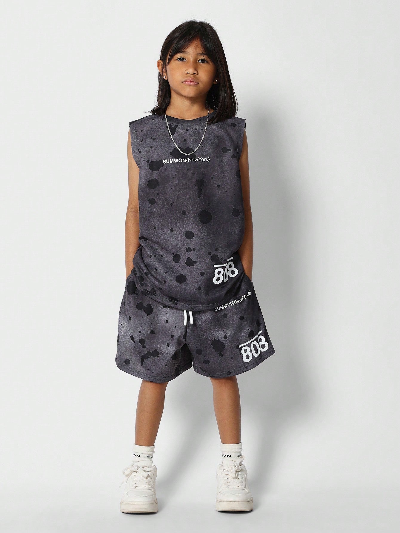 Tween Girls Tank With Short 2 Piece Set