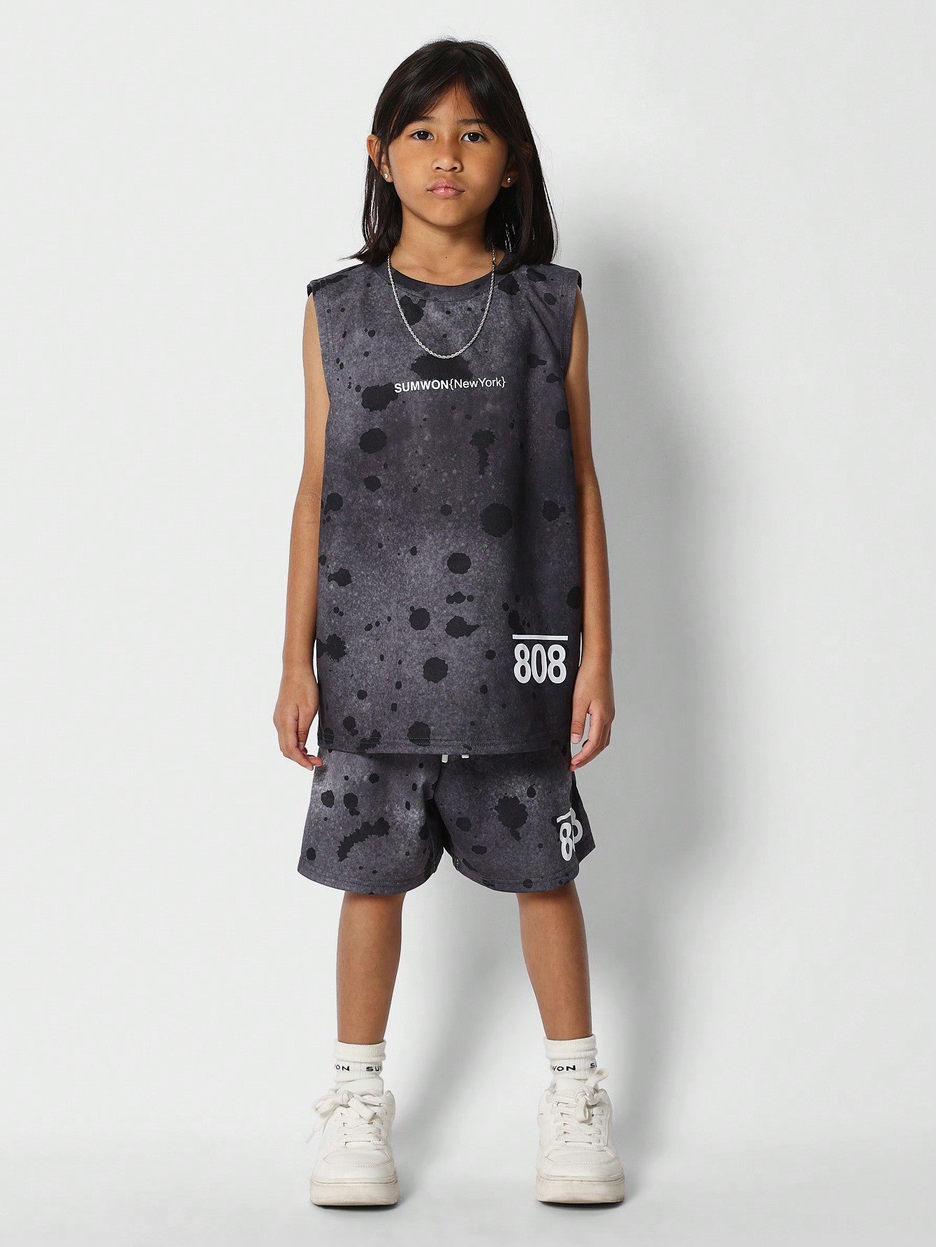 Tween Girls Tank With Short 2 Piece Set