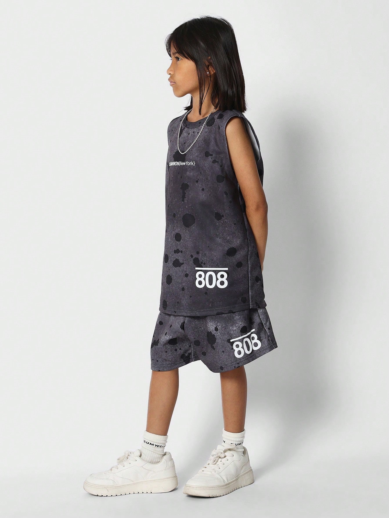 Tween Girls Tank With Short 2 Piece Set