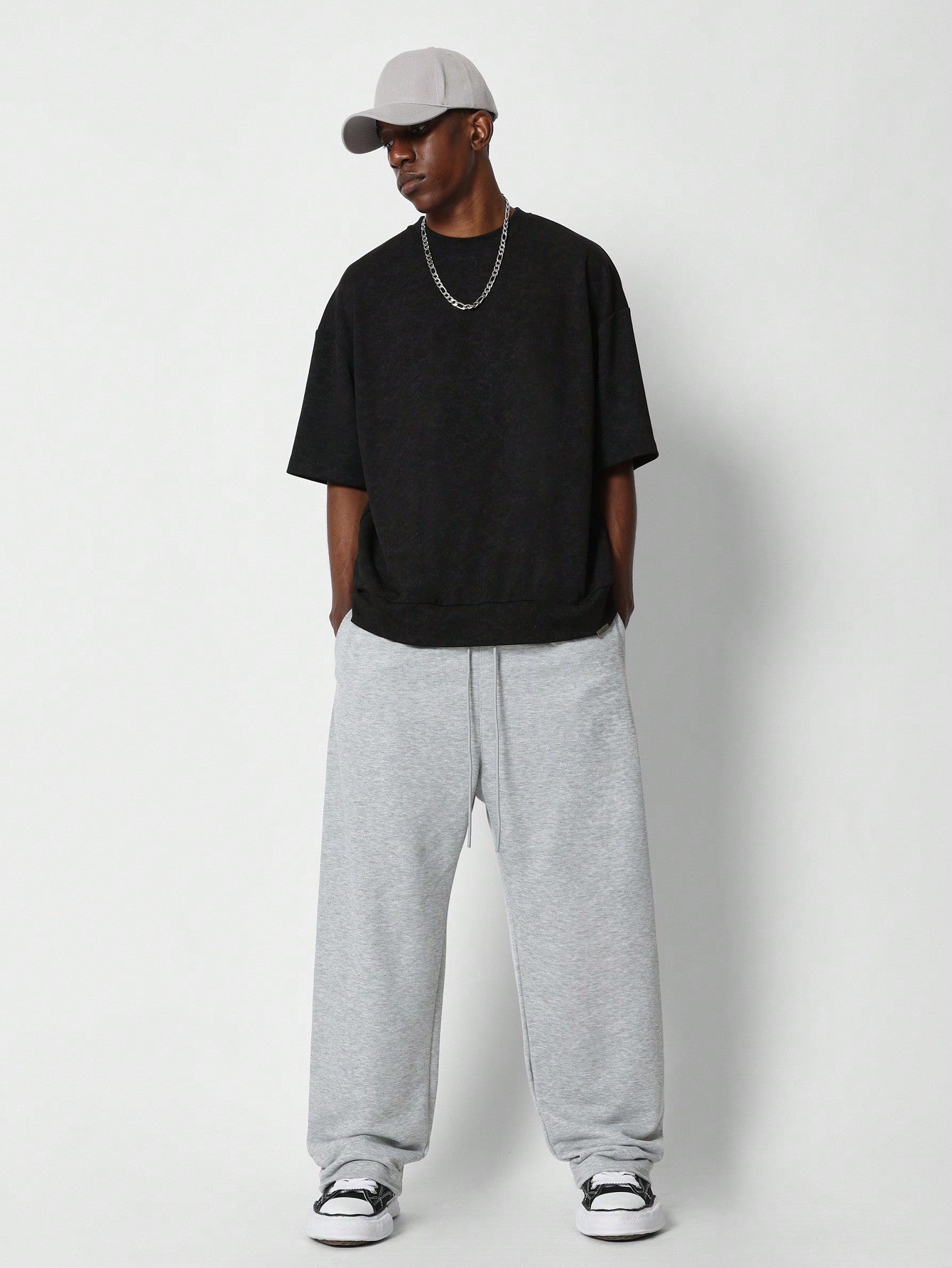 Drop Crotch Loopback Premium Essential Jogger