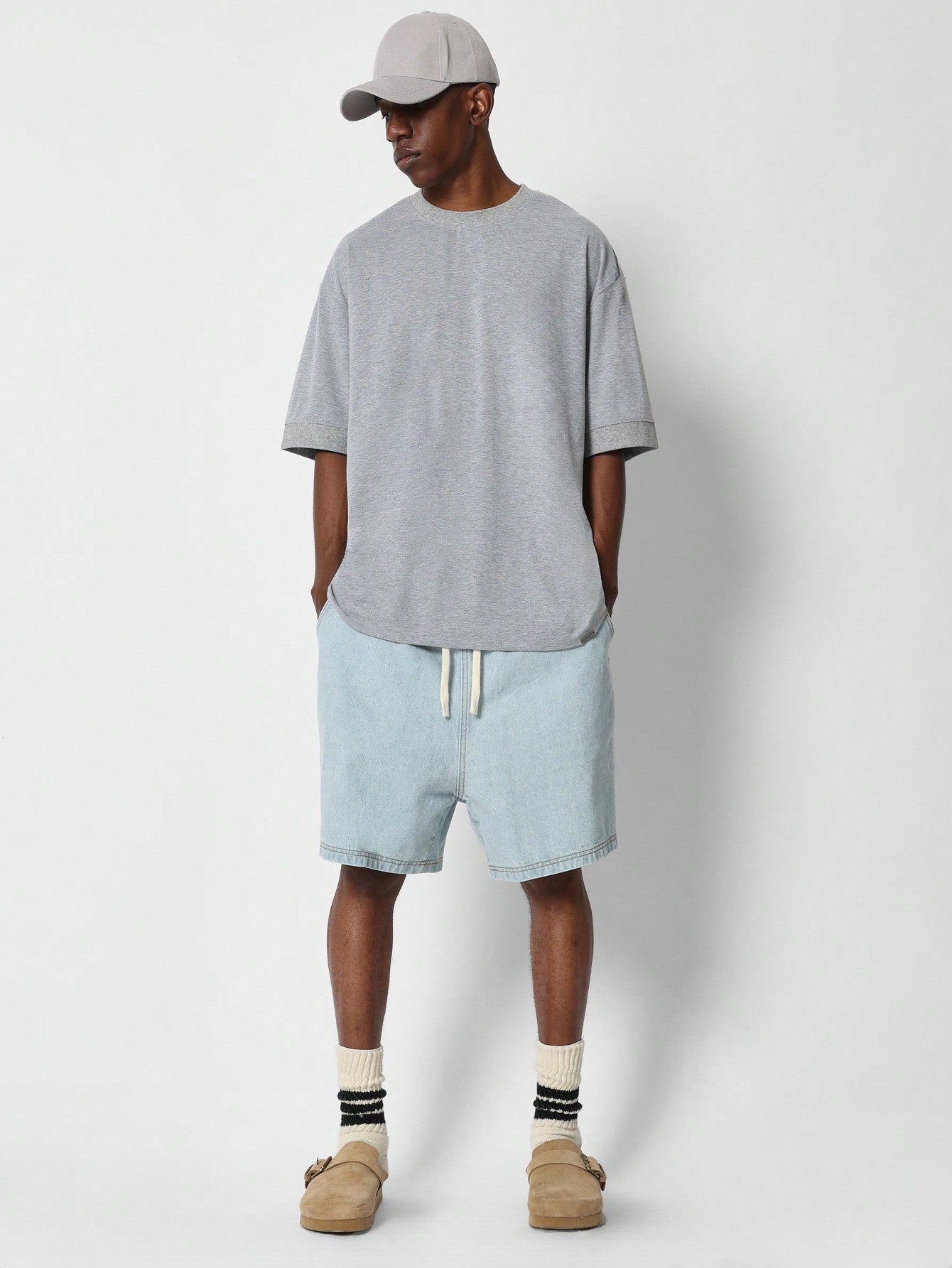 Oversized Fit Short Sleeve Essential Tee