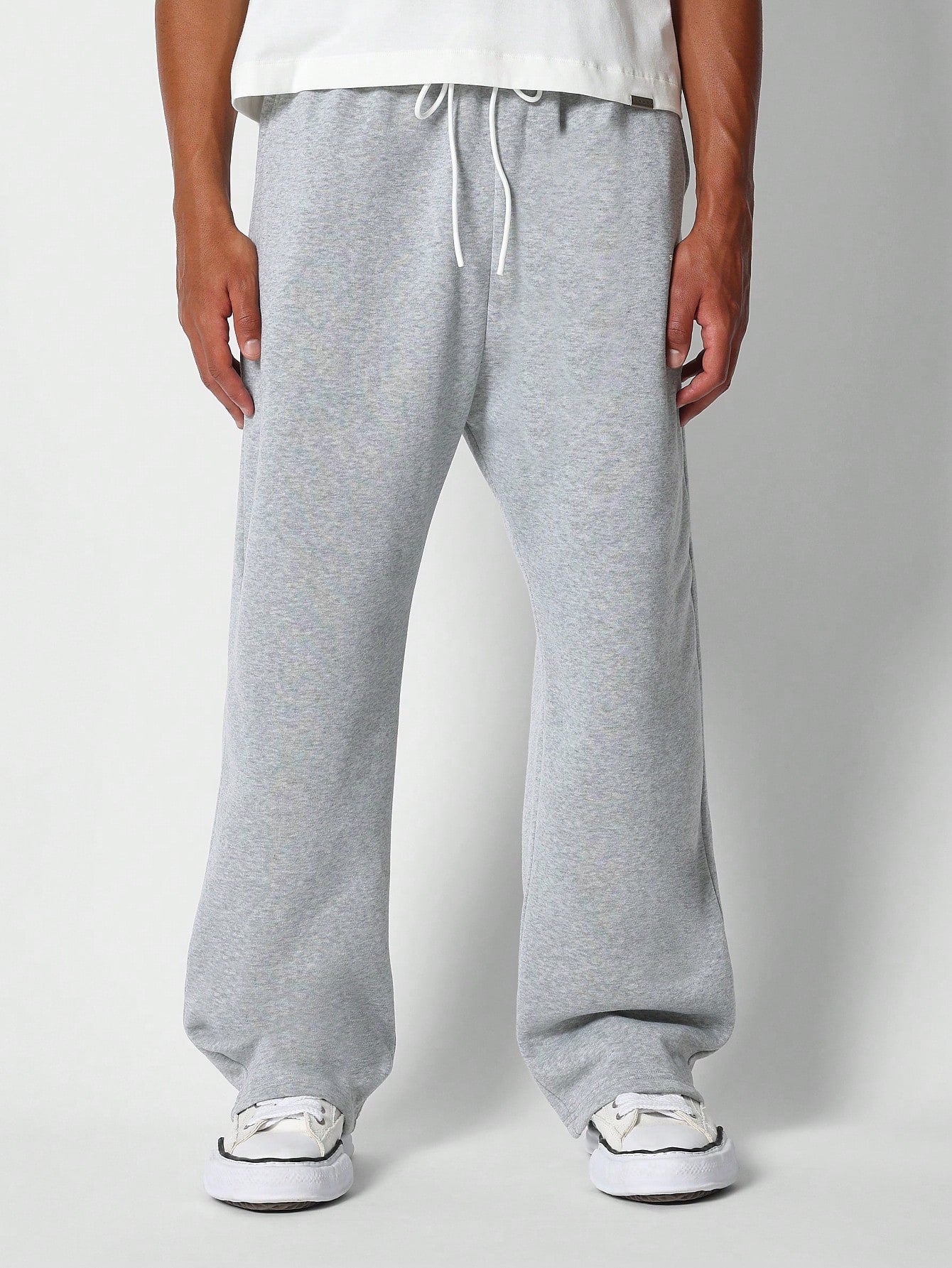 Drop Crotch Sweatpants With Drawcord