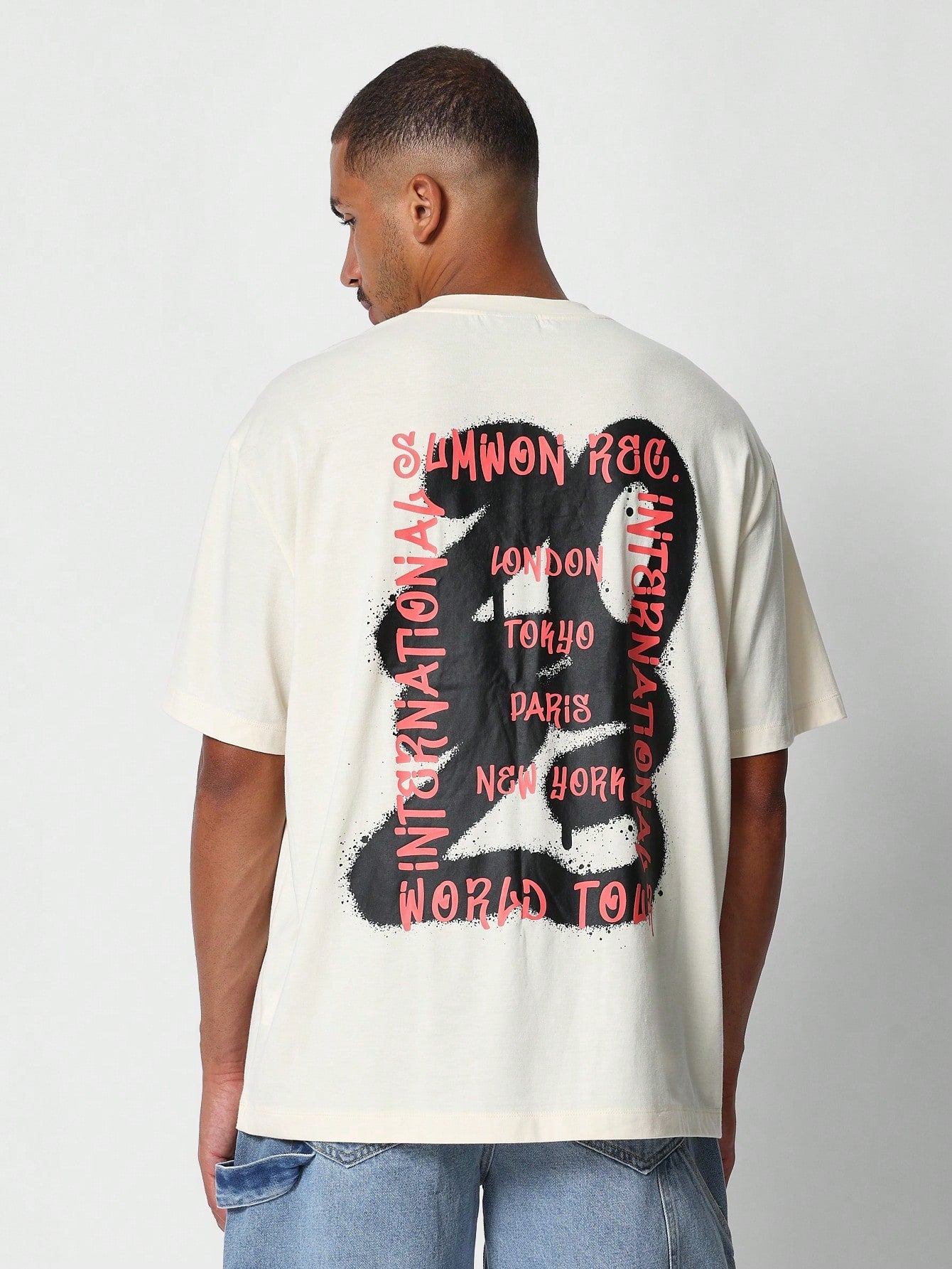 Tee With City And Year Graphic Print College Ready