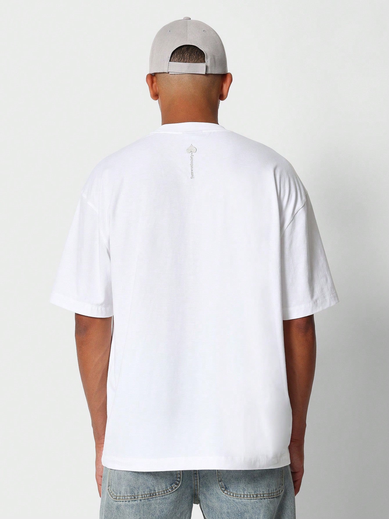 Tee With Front Embroidery