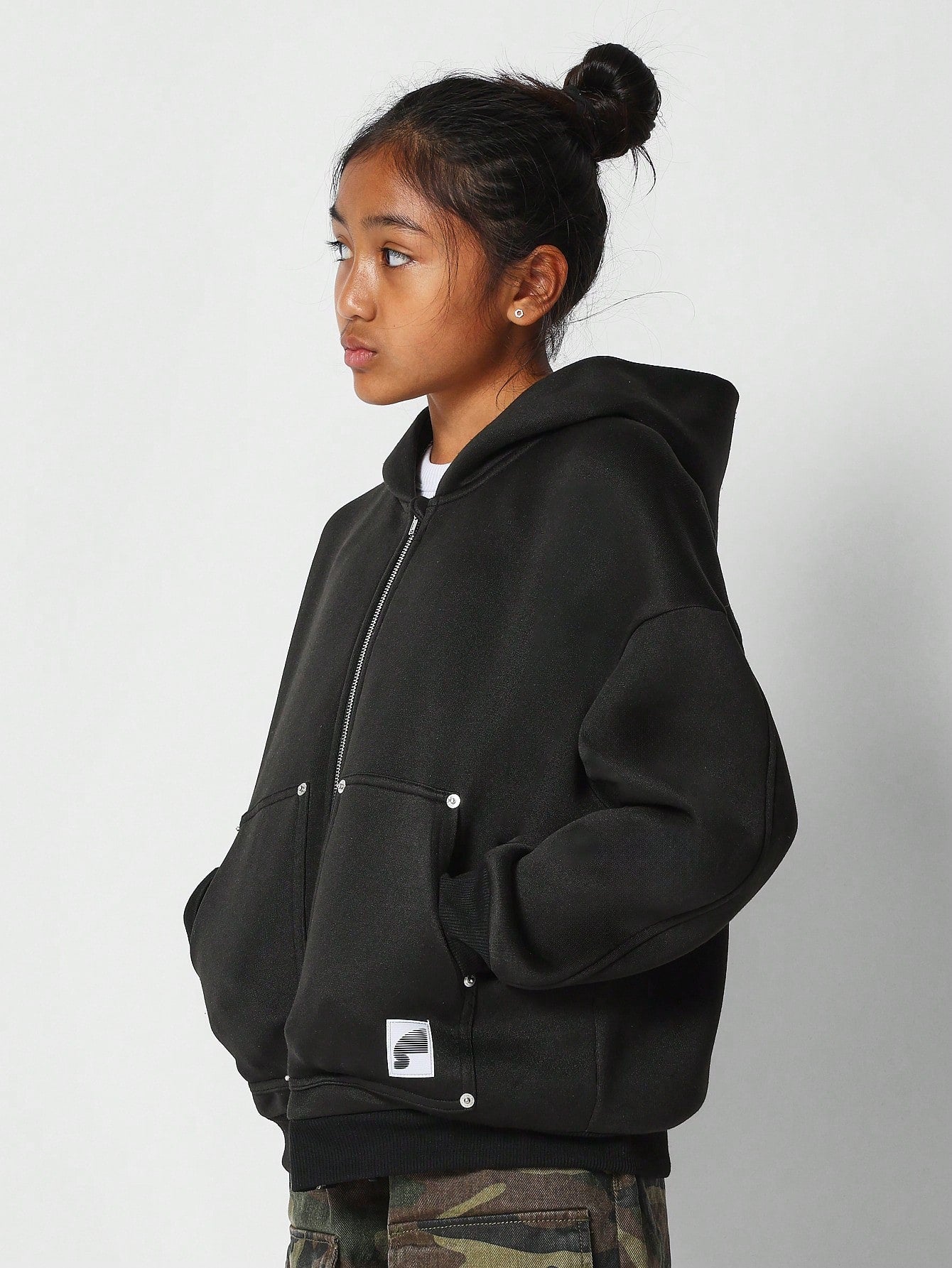 Tween Girls Zip Through Hoodie