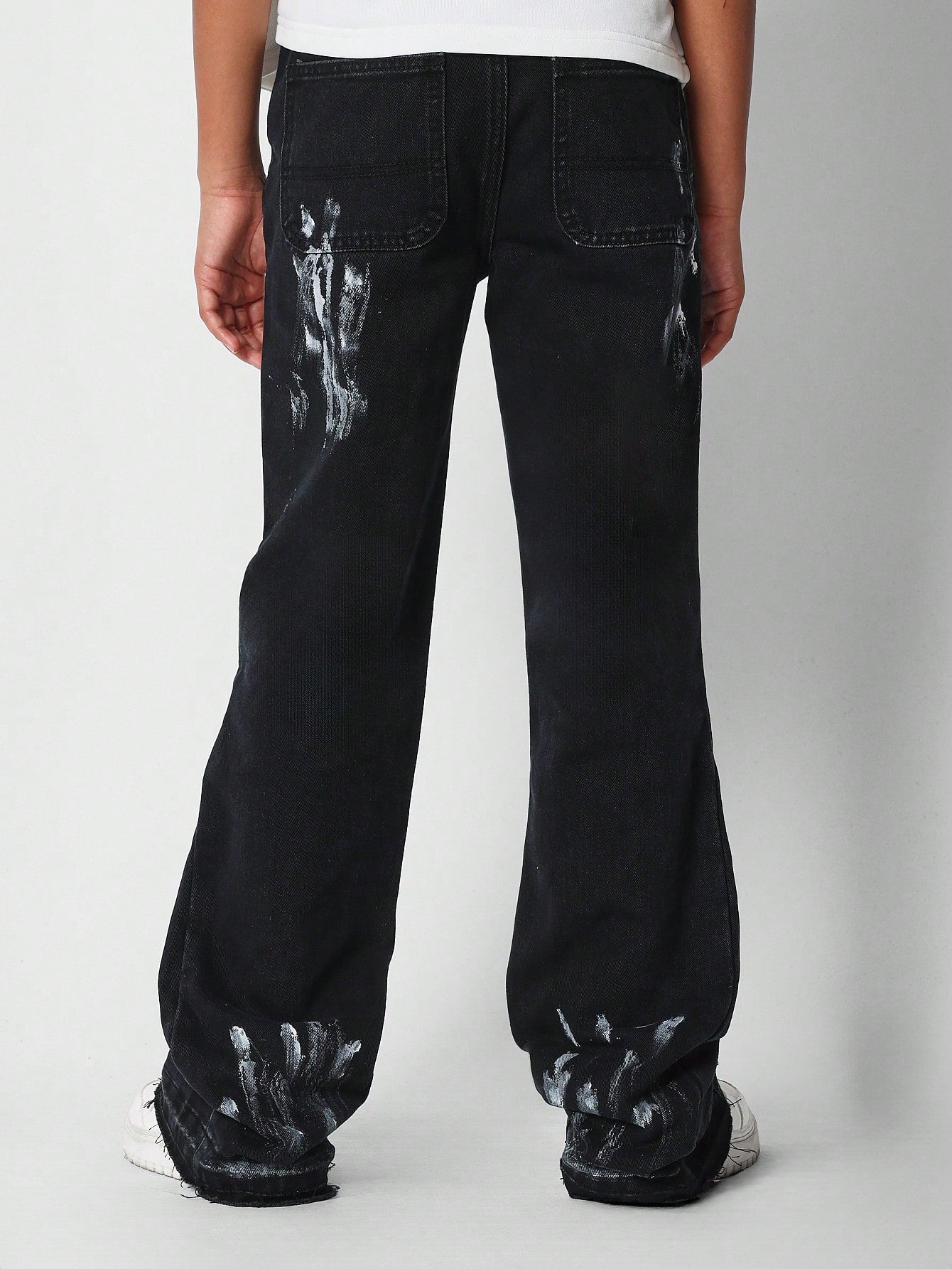 Tween Girls Jean With Washed Print