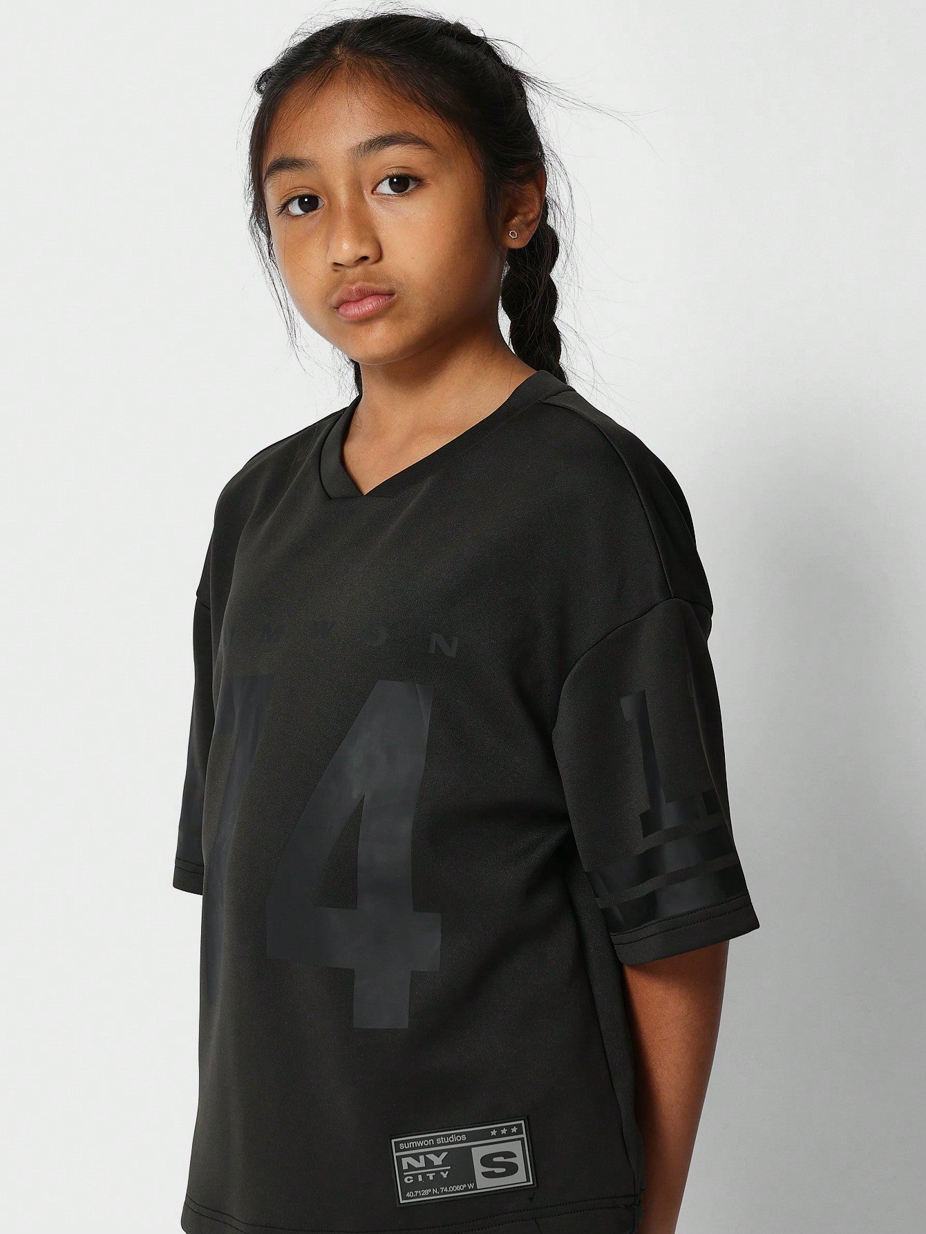 Kids Unisex Oversized Fit Hockey Tee