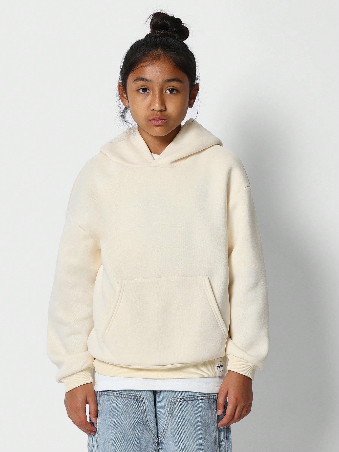 Kids Unisex Regular Fit Overhead Essential Hoodie