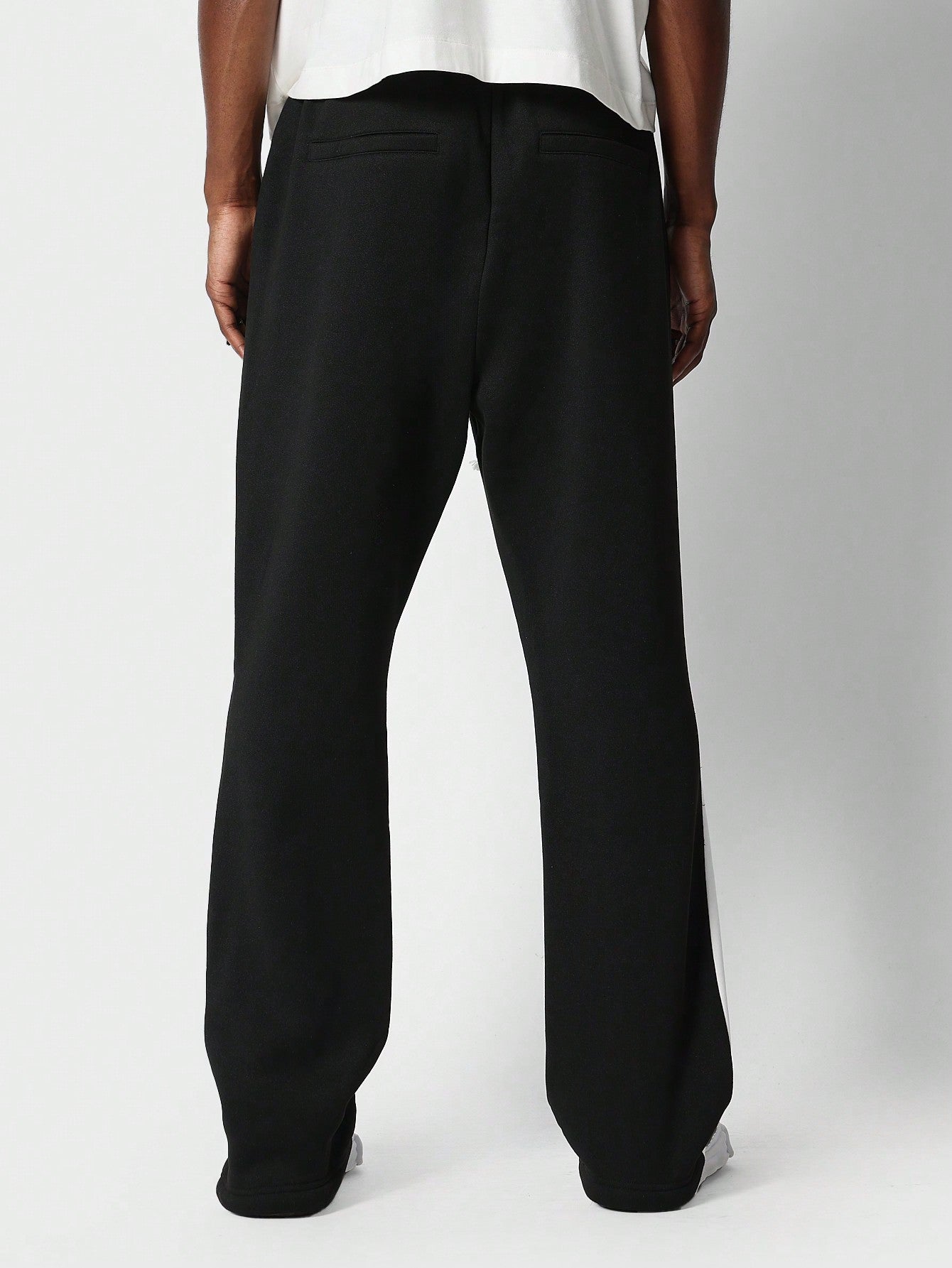 Flare Fit Jogger Pant With Front Graphic Print