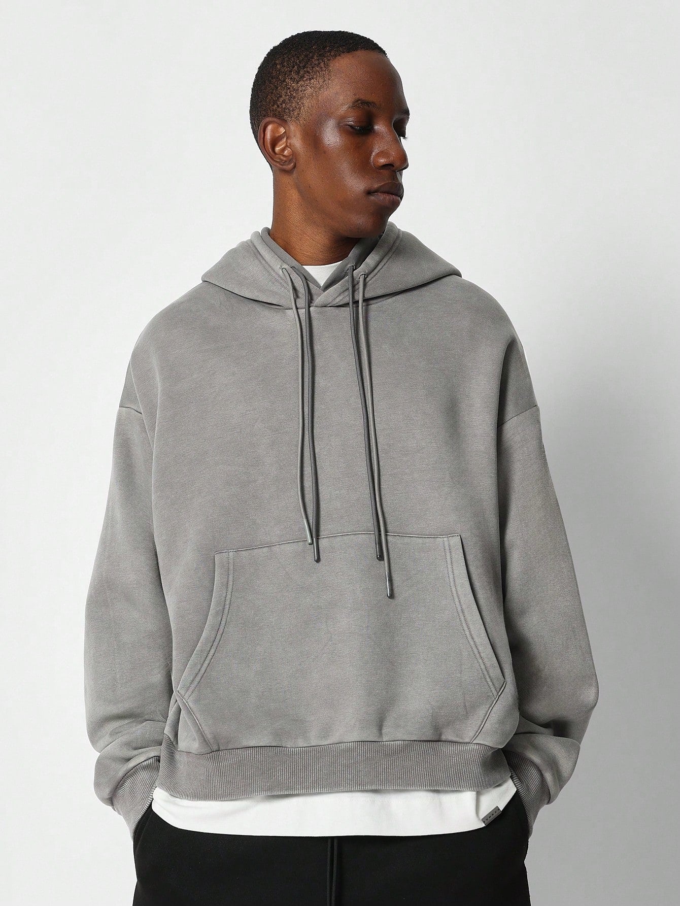 Overhead Washed Double Layered Hoodie