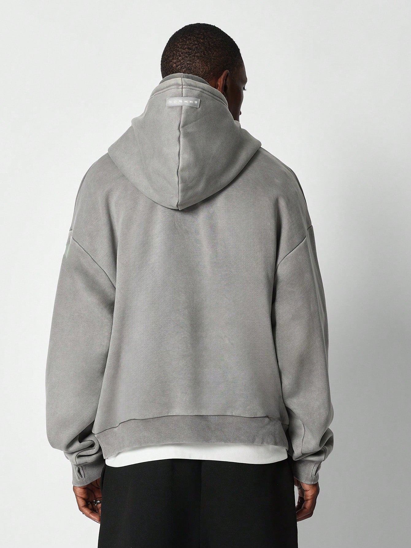 Overhead Washed Double Layered Hoodie