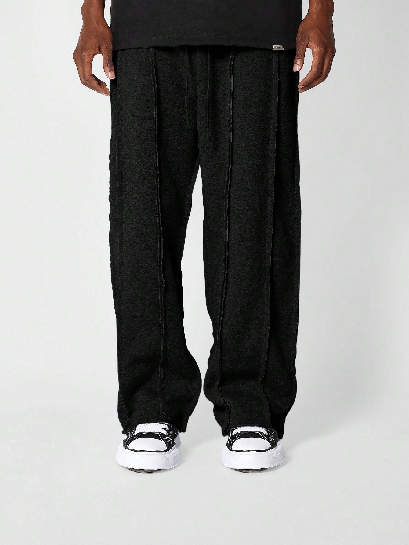 Drop Crotch Jogger With Exposed Seam