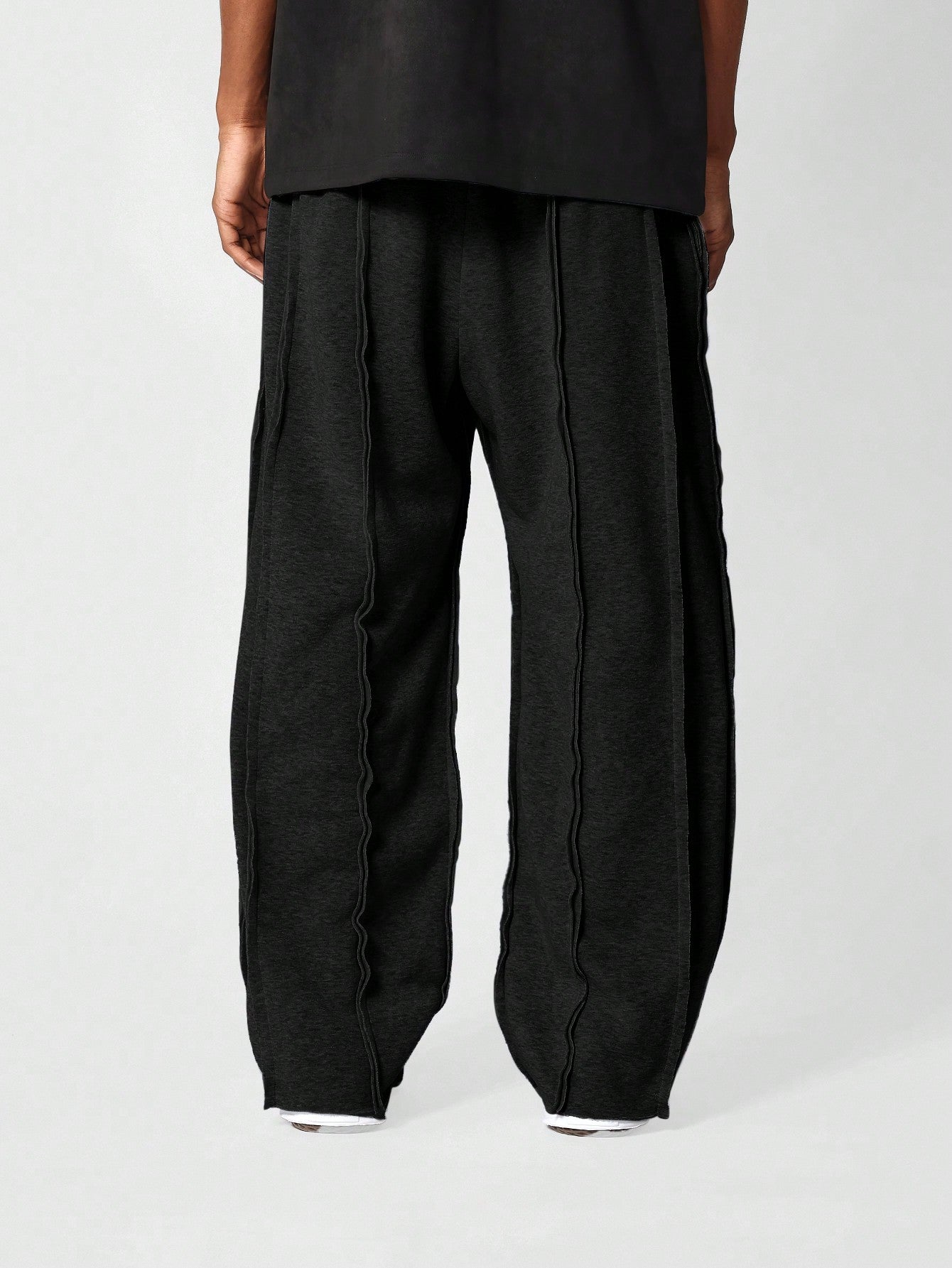 Drop Crotch Jogger With Exposed Seam