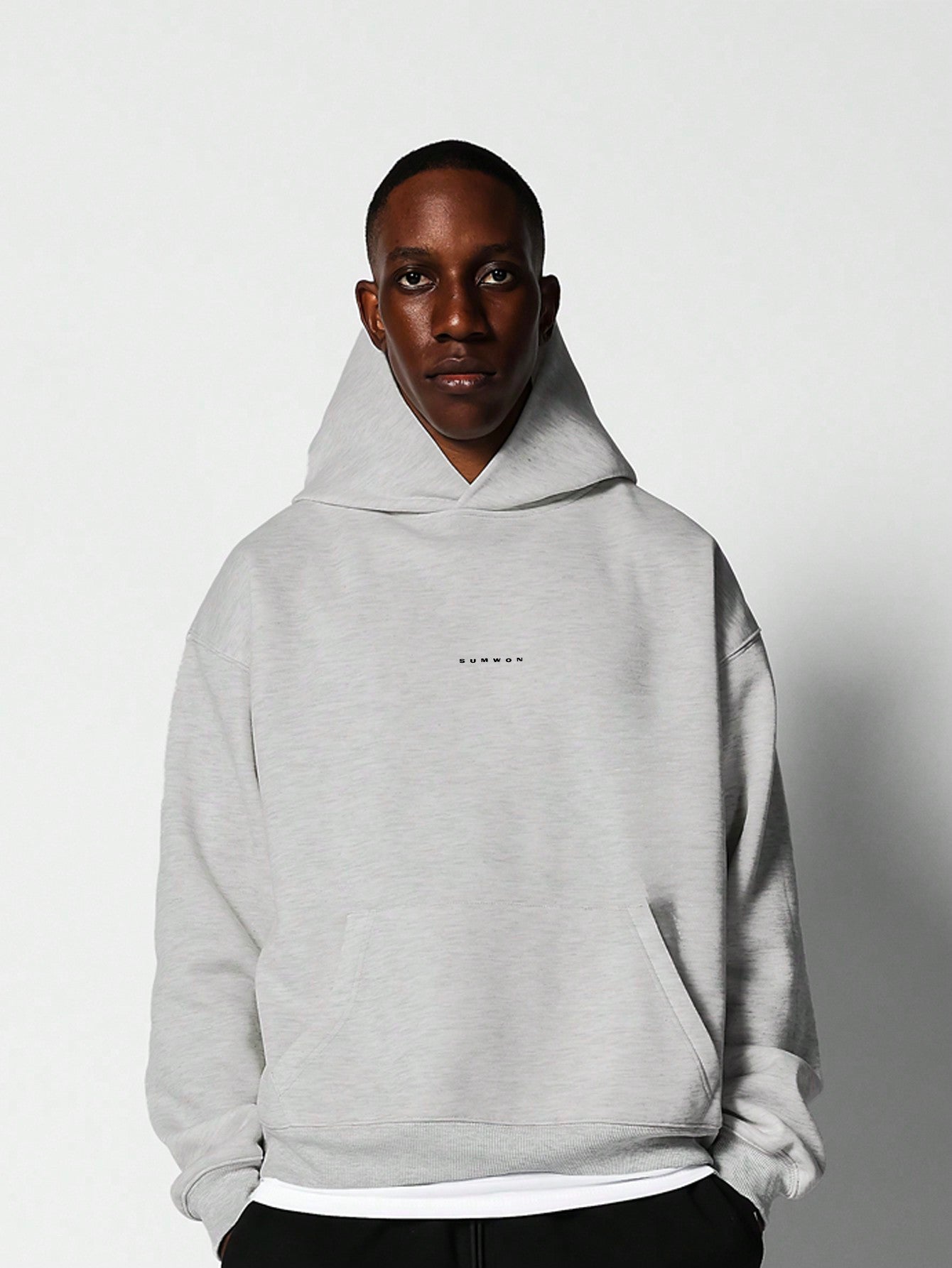 Overhead Hoodie With Back Number Graphic Print