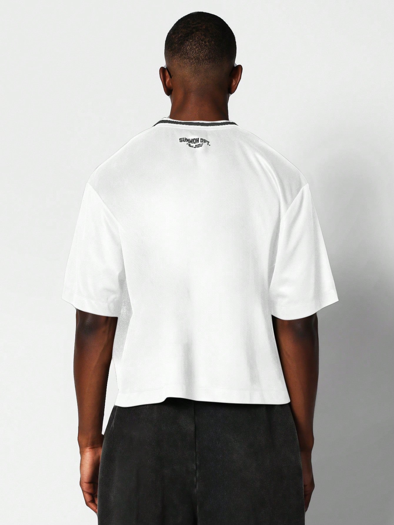 Crop Fit Mesh Baller Tee