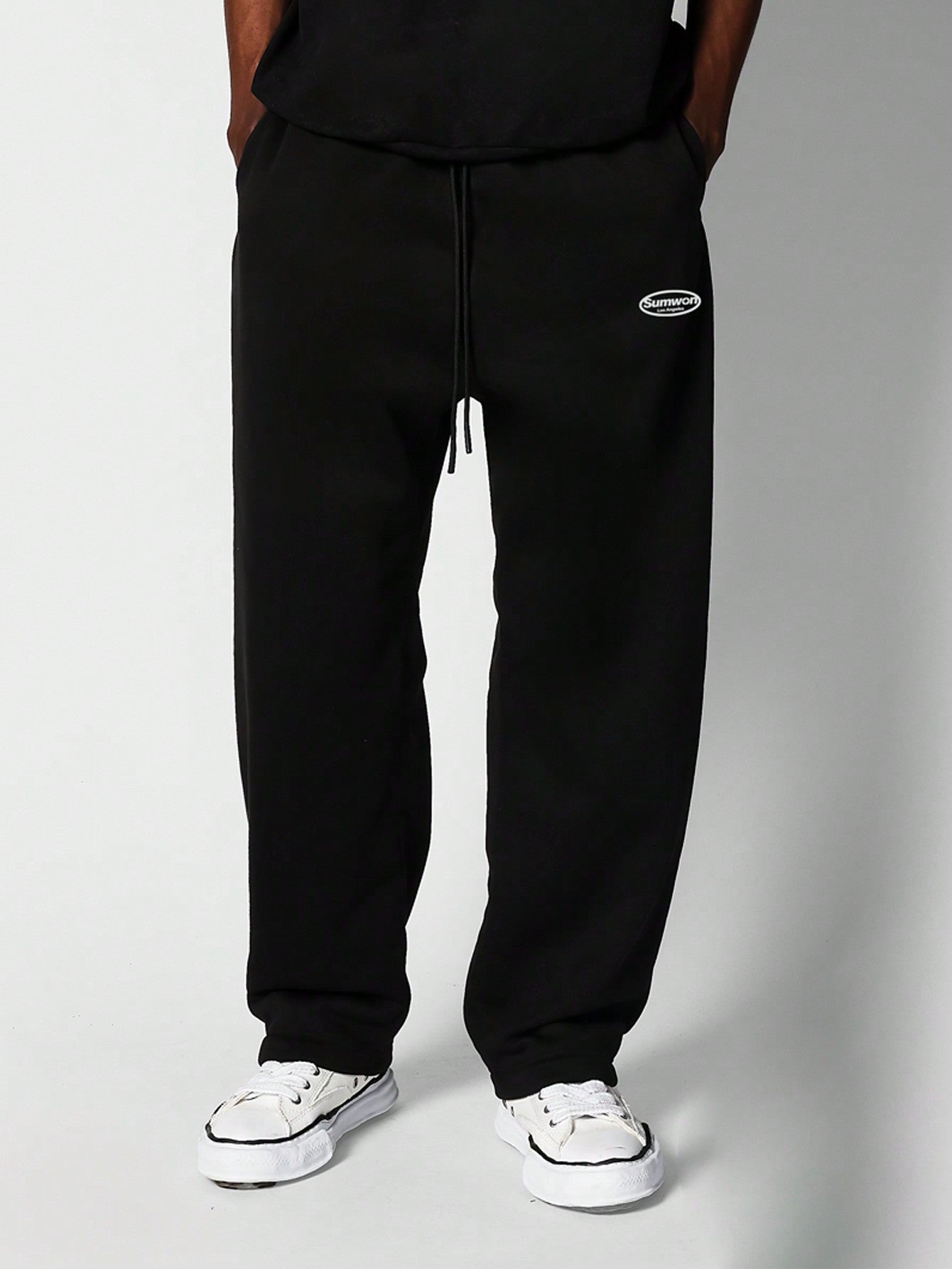 Drop Crotch Jogger Pant With Graphic Print