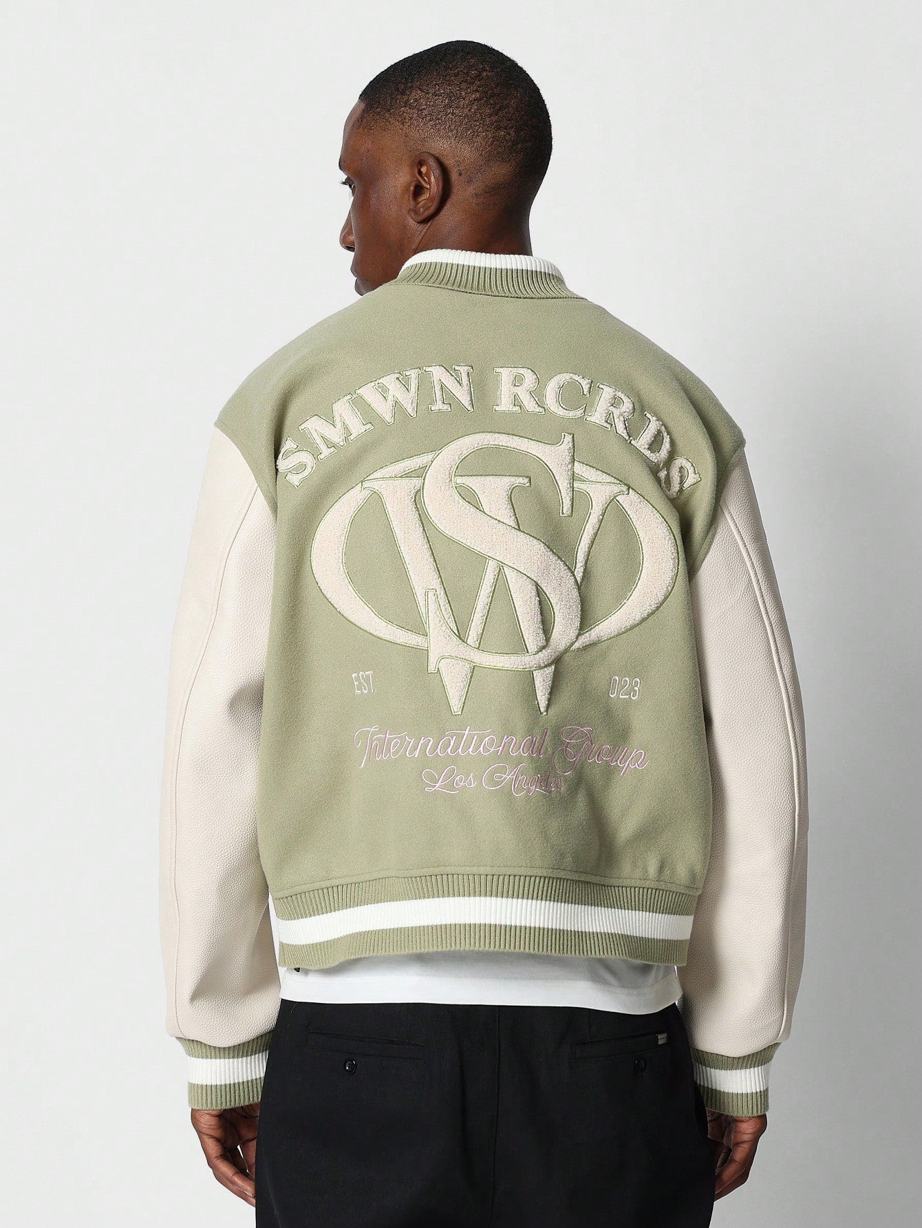 Badged Varsity Jacket