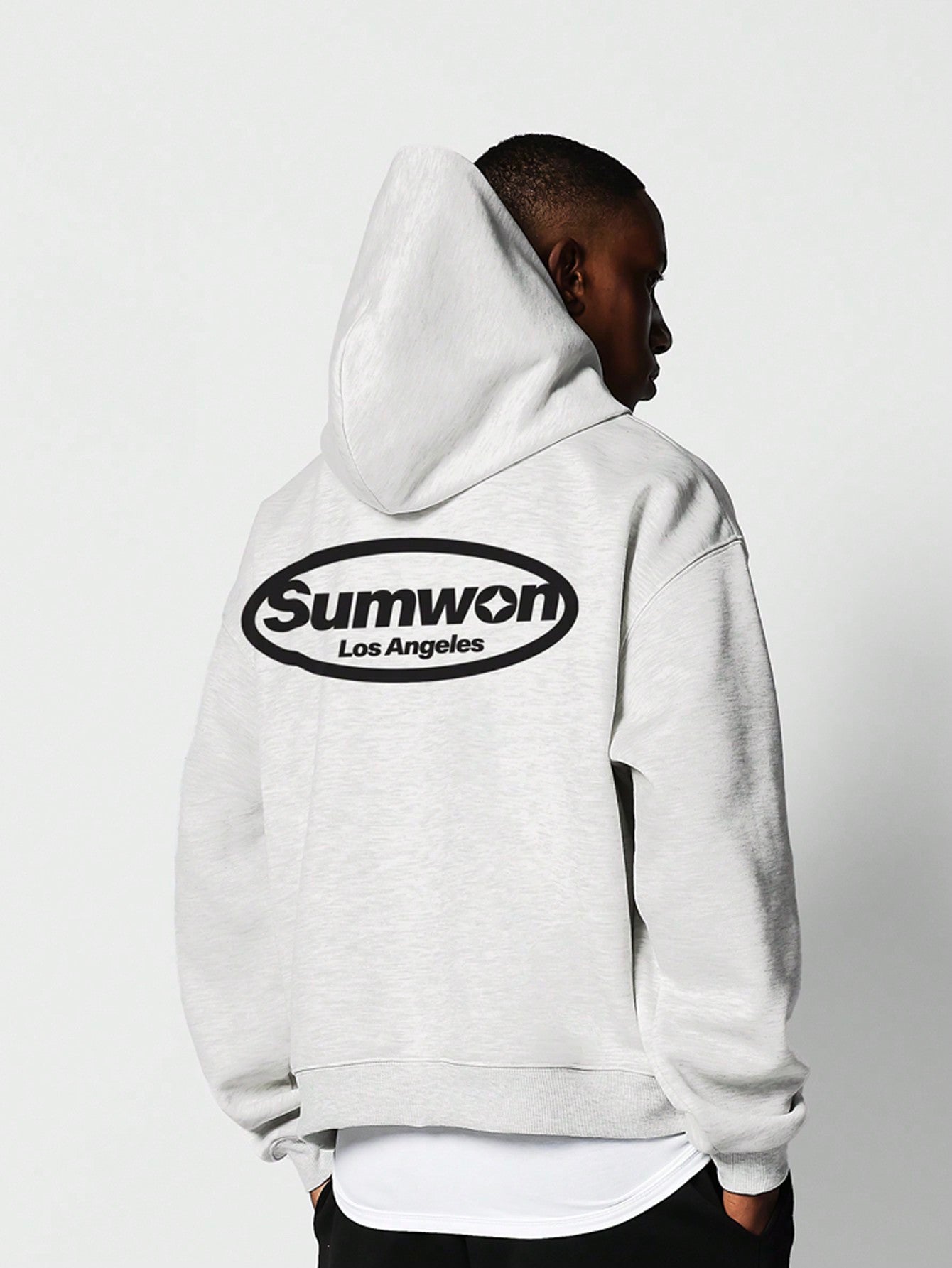 Overhead Hoodie With Los Angeles Graphic Print