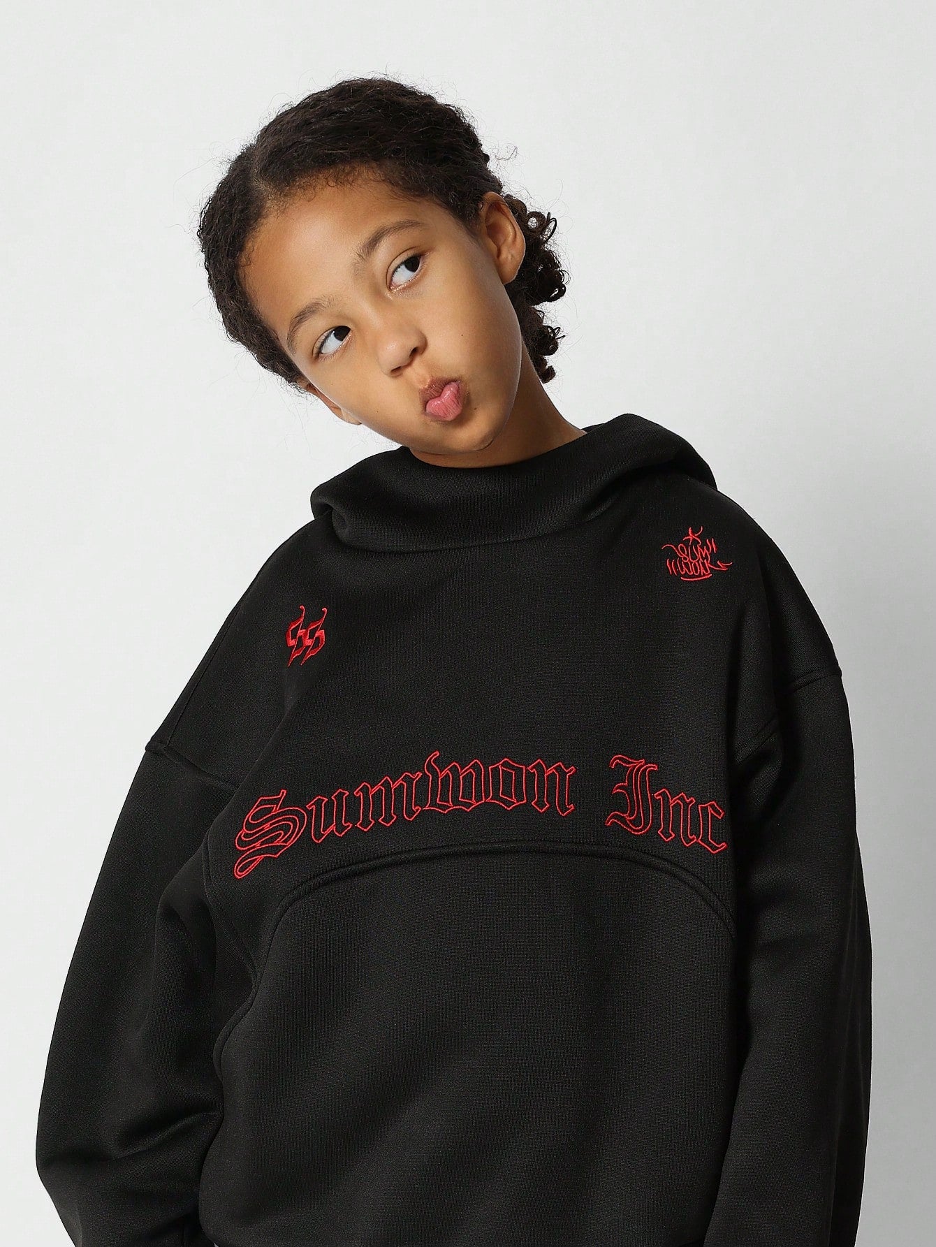 Tween Girls Overhead Hoodie With Print