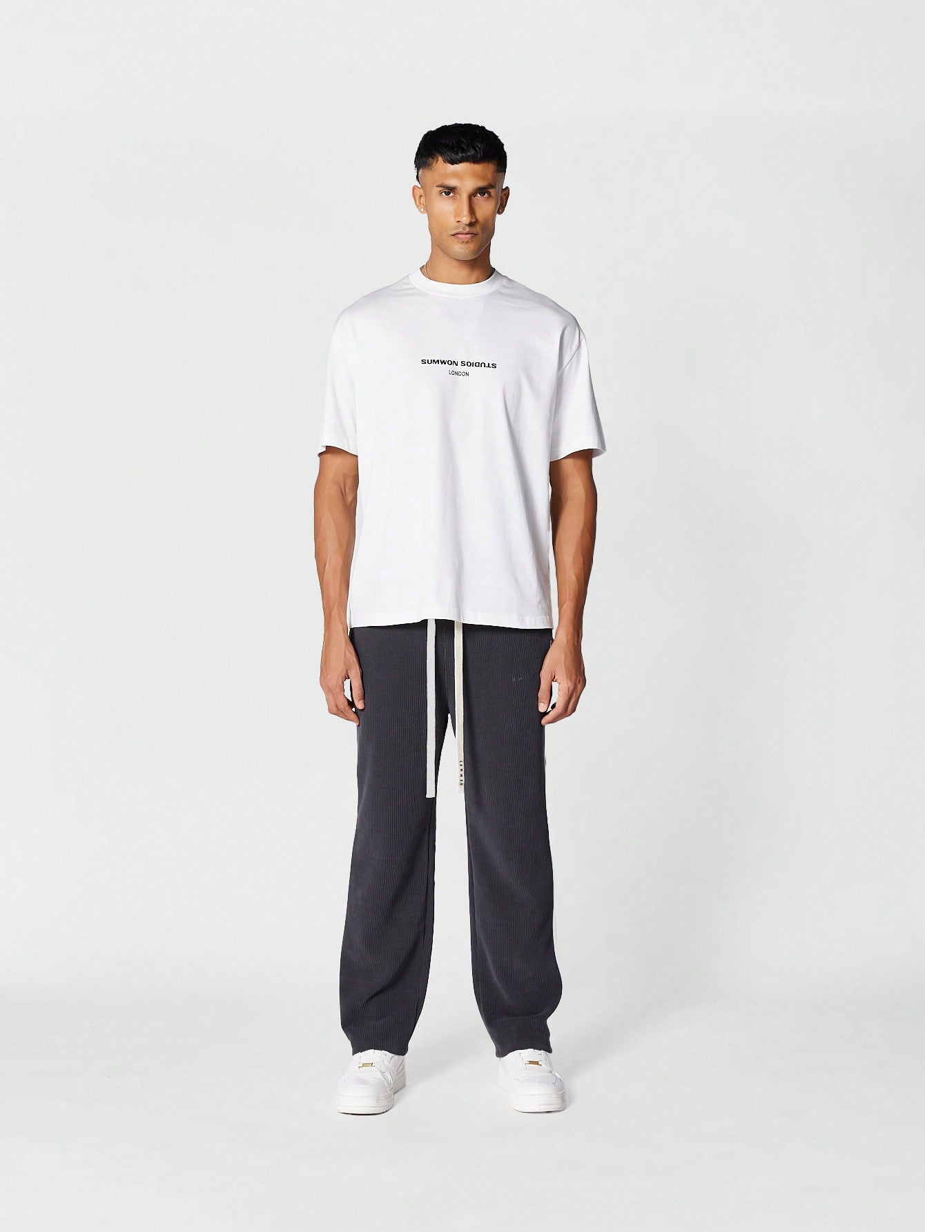 Textured Straight Fit Jogger