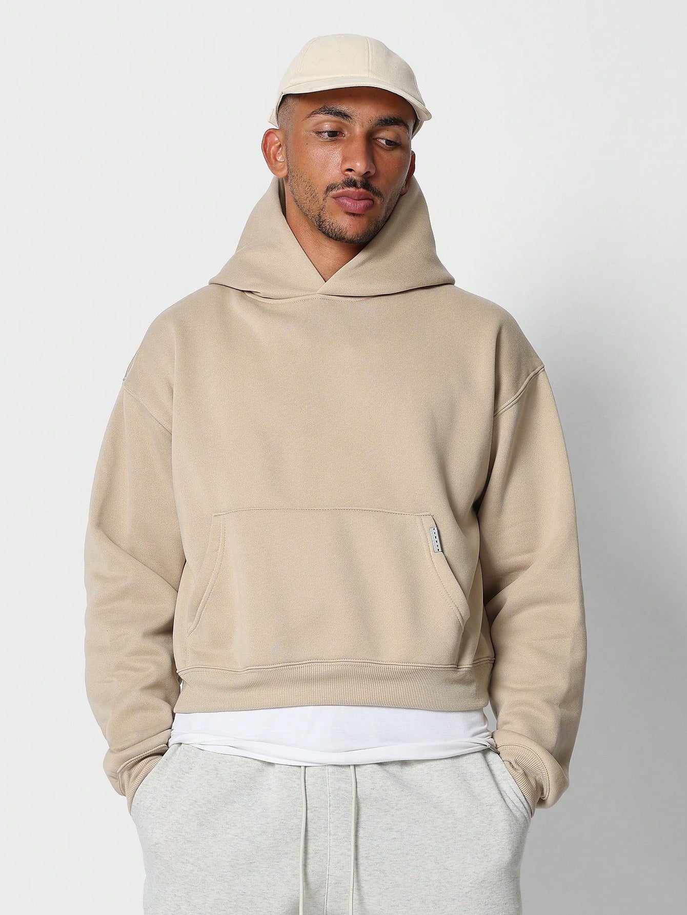 Overhead Crop Fit Essential Hoodie